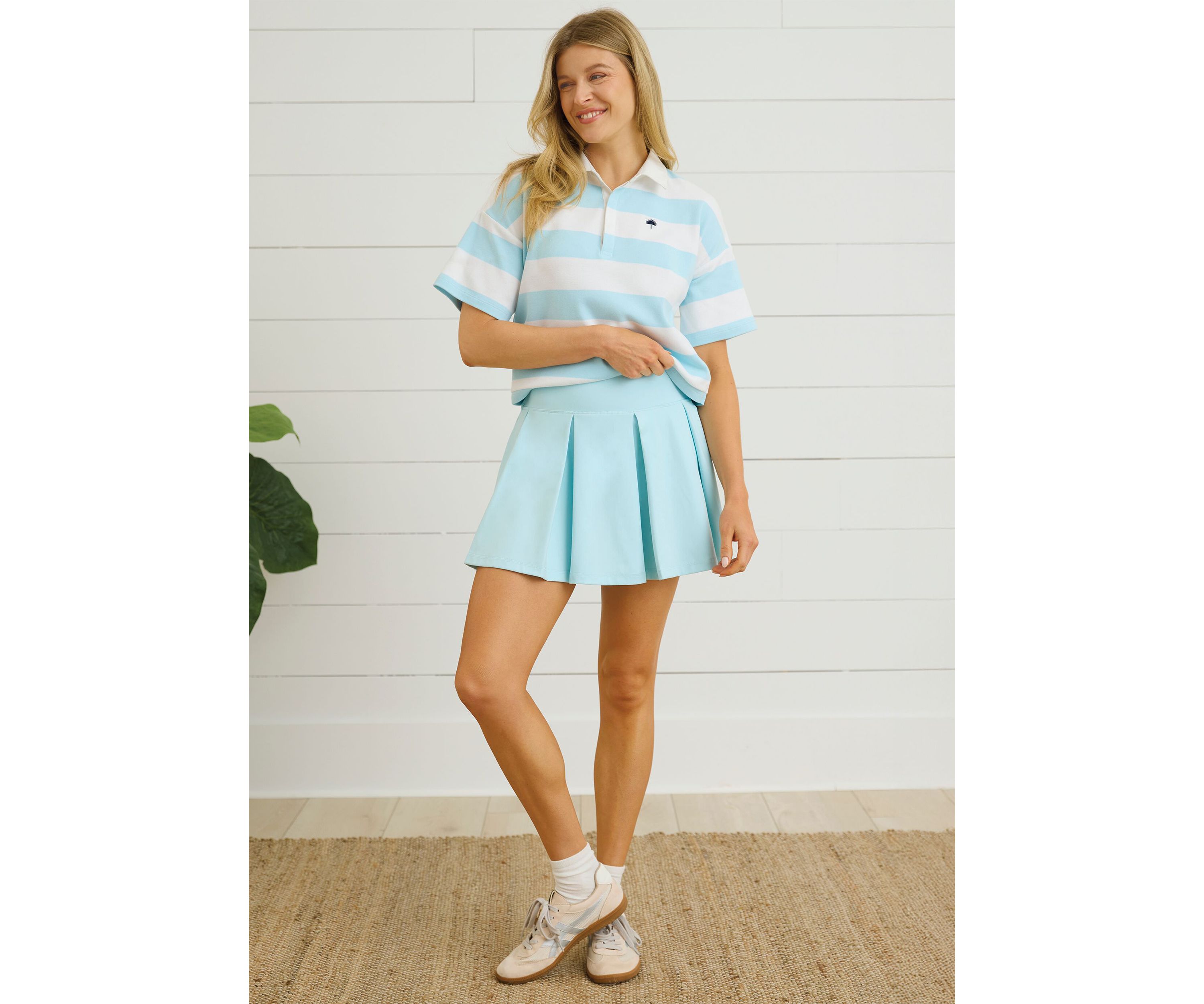 Sewing Down South x Crown & Ivy™ Ashley Box Pleat Skort