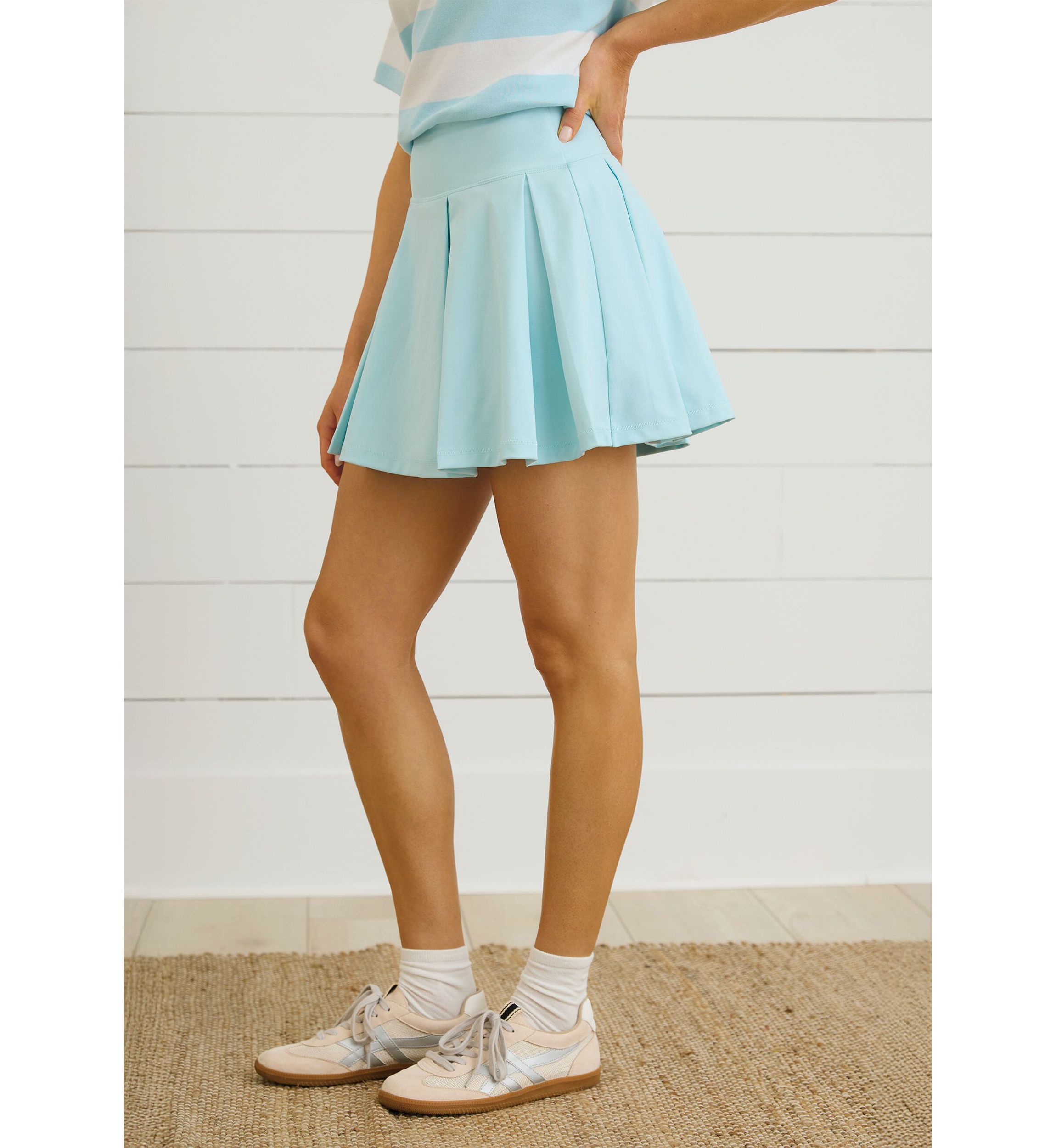 Sewing Down South x Crown & Ivy™ Ashley Box Pleat Skort