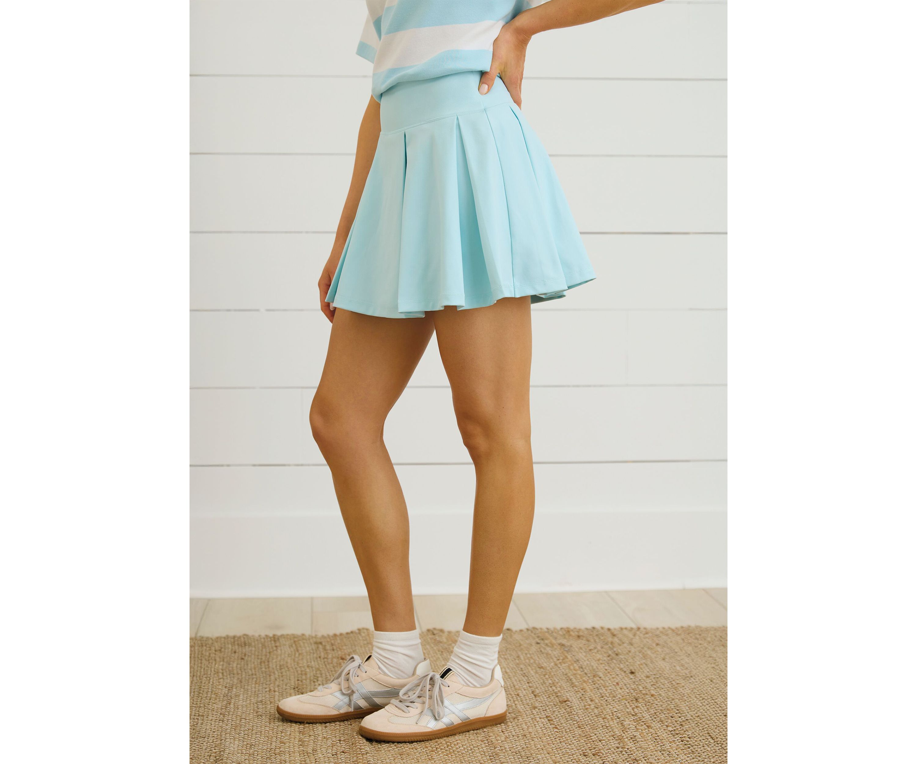 Sewing Down South x Crown & Ivy™ Ashley Box Pleat Skort