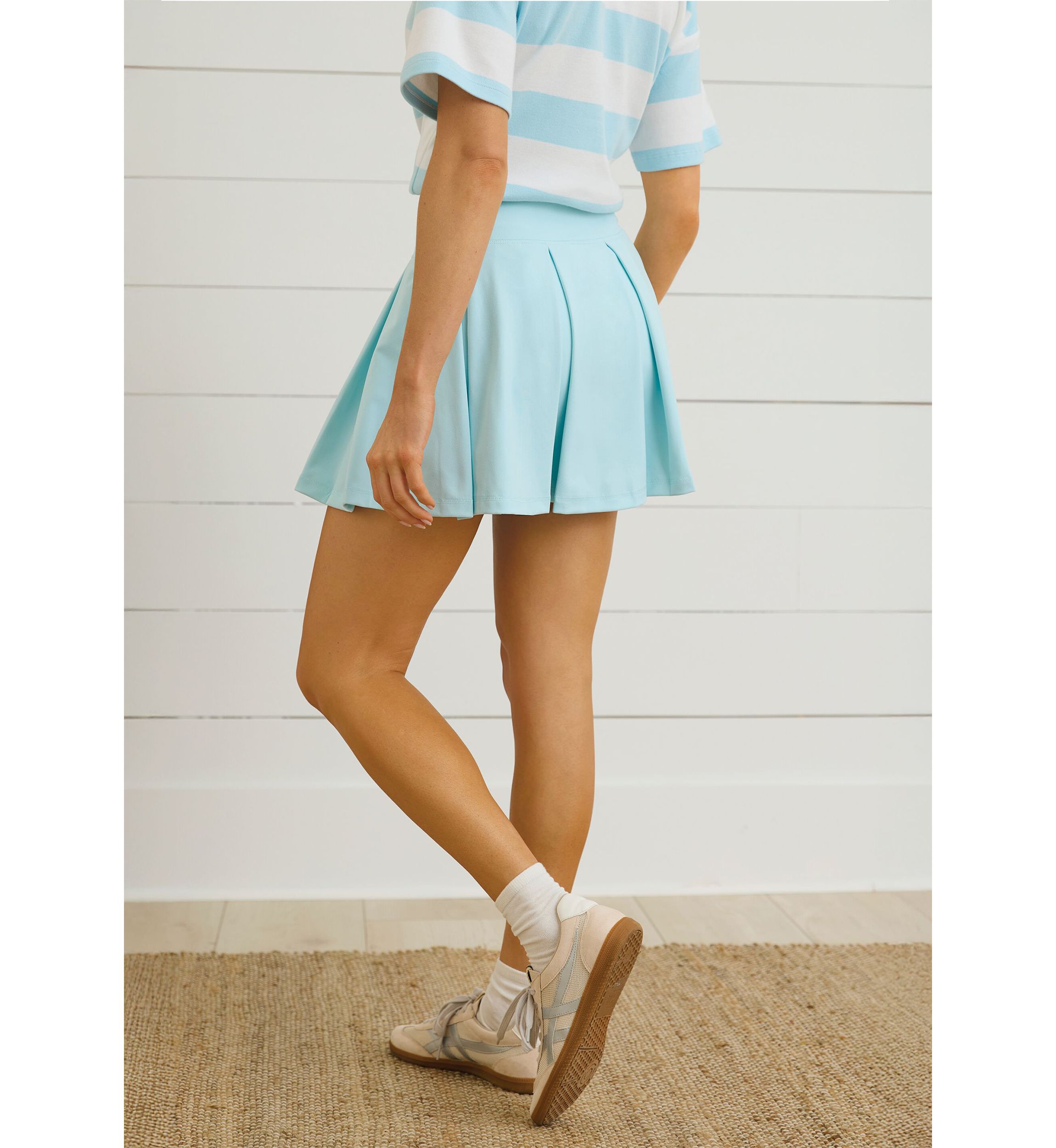 Sewing Down South x Crown & Ivy™ Ashley Box Pleat Skort