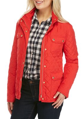 Crown & Ivy™ Petite Quilted Jacket | belk