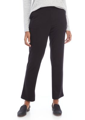 EMILY DANIELS Women's Pull On Straight Leg Pants