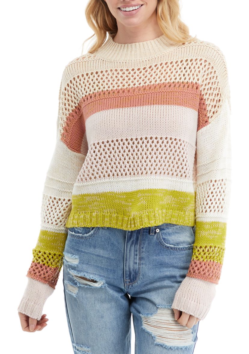 Long Sleeve Mock Neck Sweater 