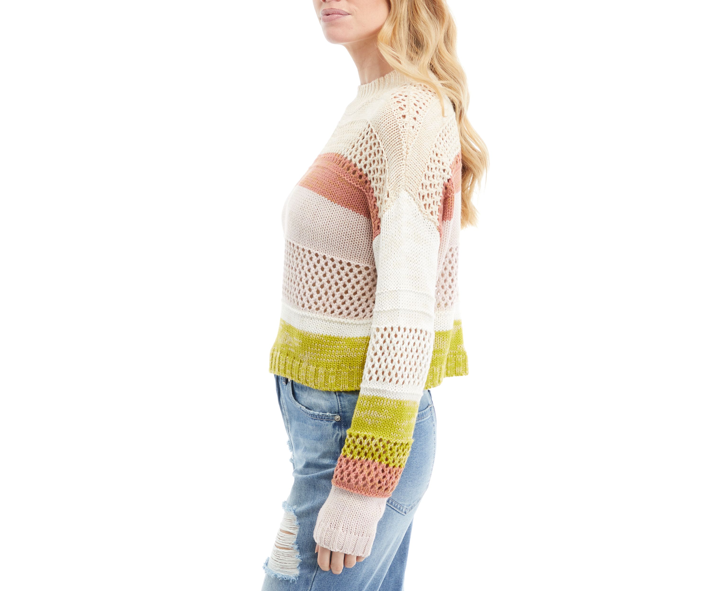 Long Sleeve Mock Neck Sweater 