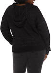 Plus Size Hooded Pullover 