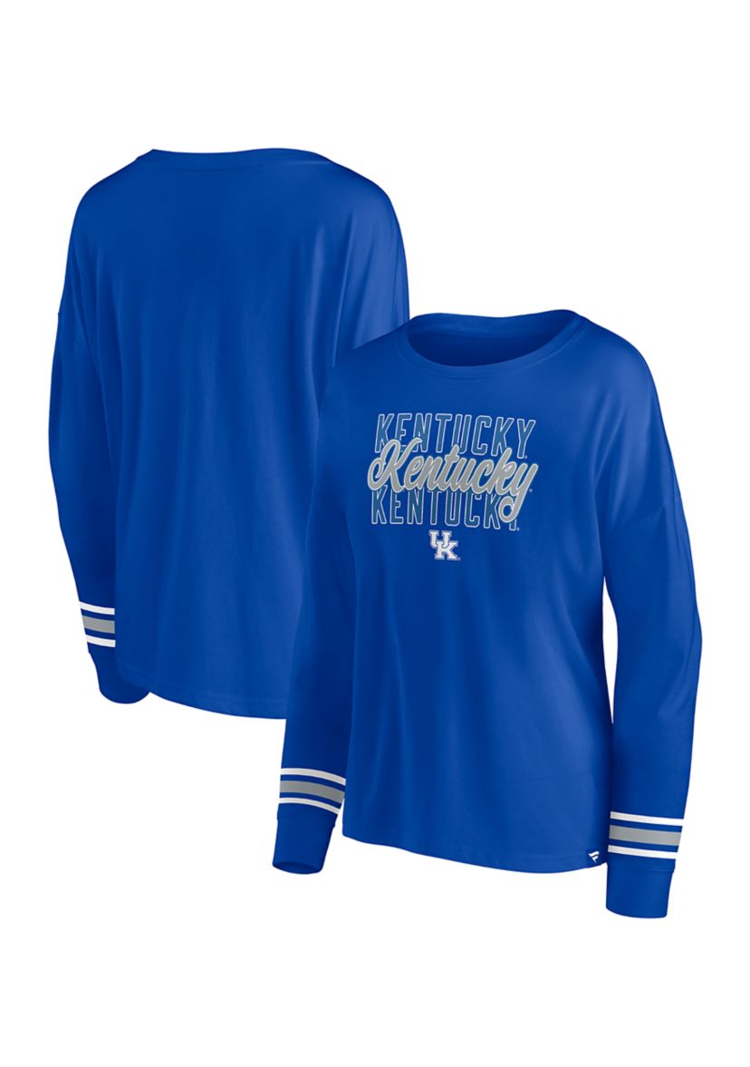 NCAA Kentucky Wildcats Long Sleeve Stripe Arm T-Shirt