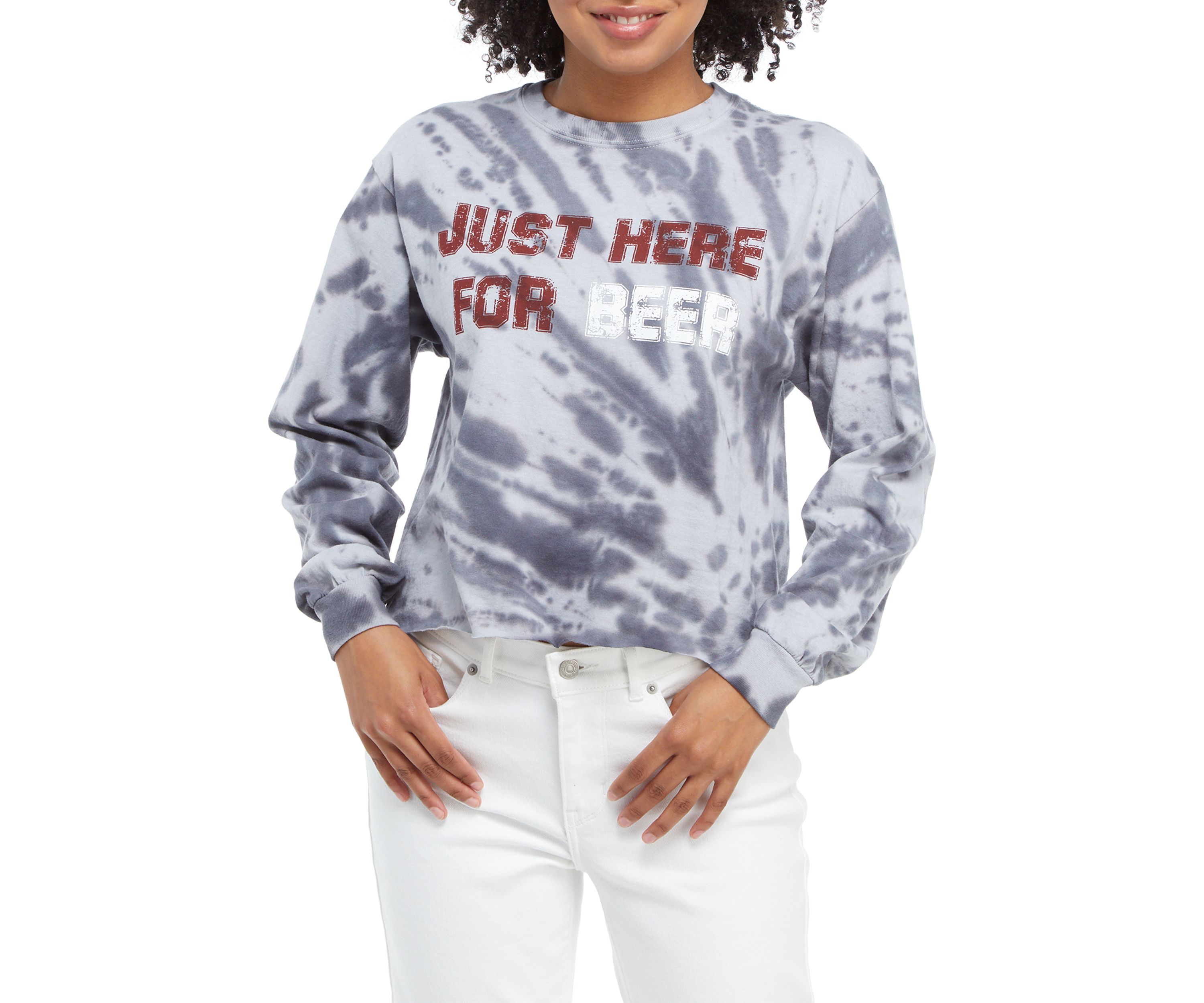 Long Sleeve Slouchy Crew Neck T-Shirt 