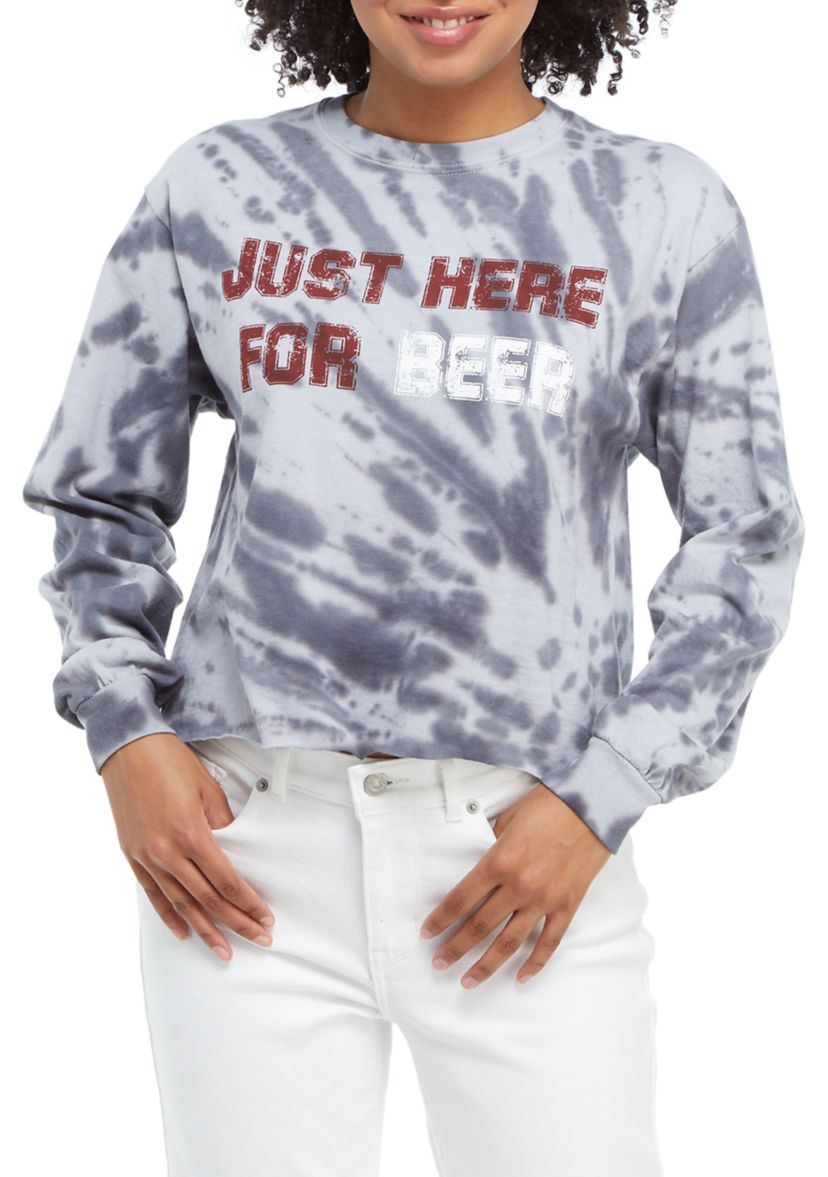 Long Sleeve Slouchy Crew Neck T-Shirt 