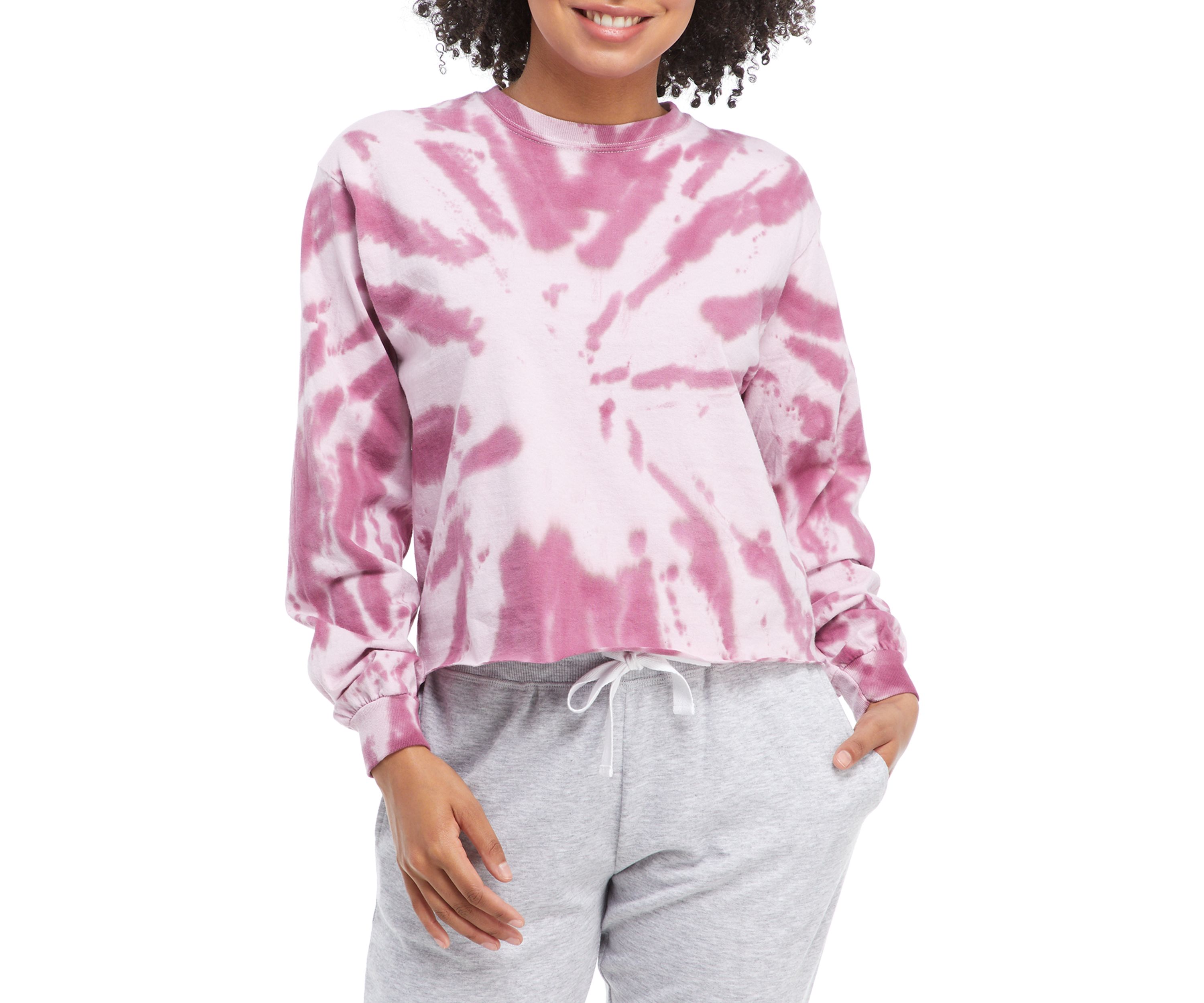 Long Sleeve Slouchy Crew Neck T-Shirt 