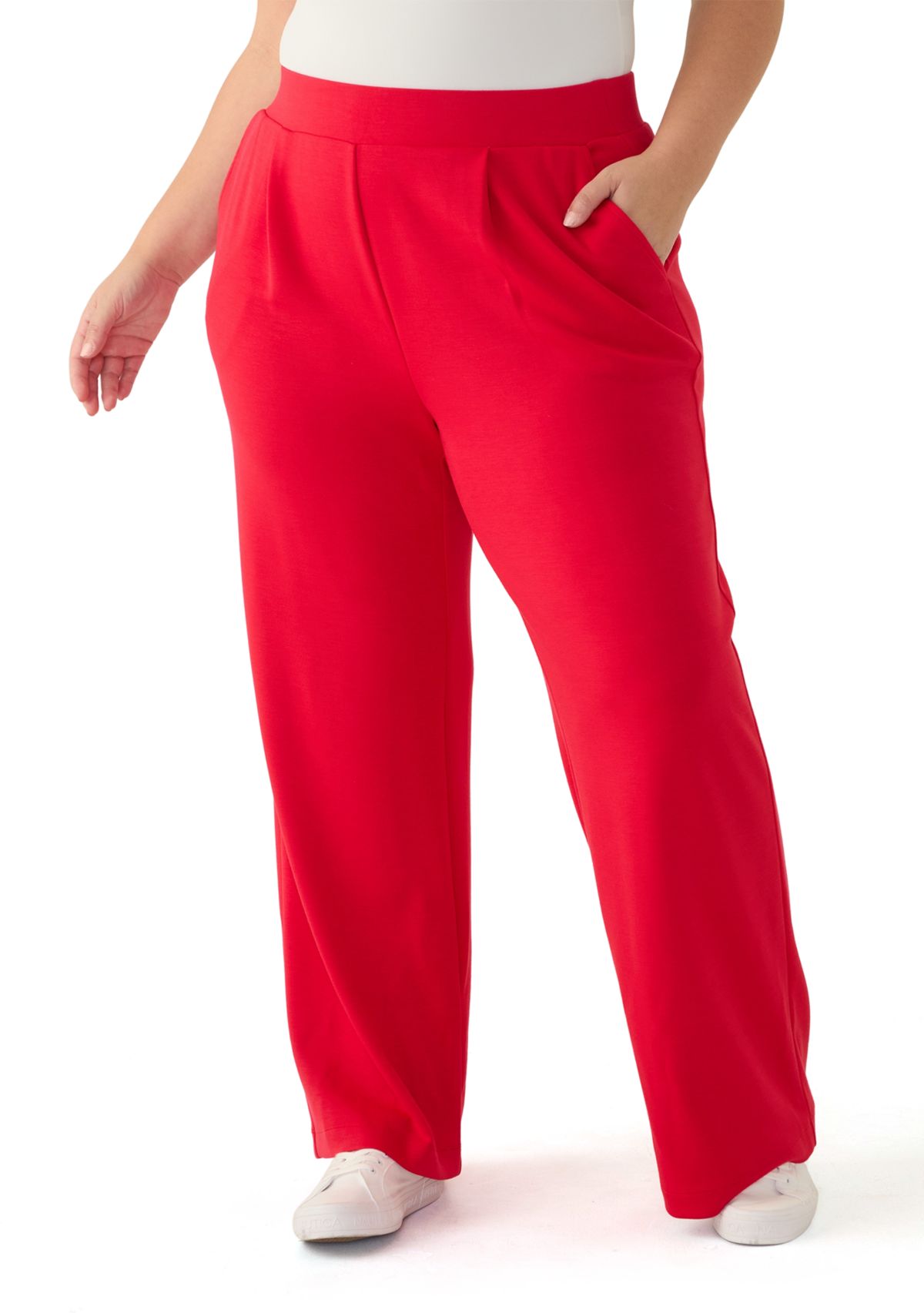 Plus Size Yummy Wide Leg Pants