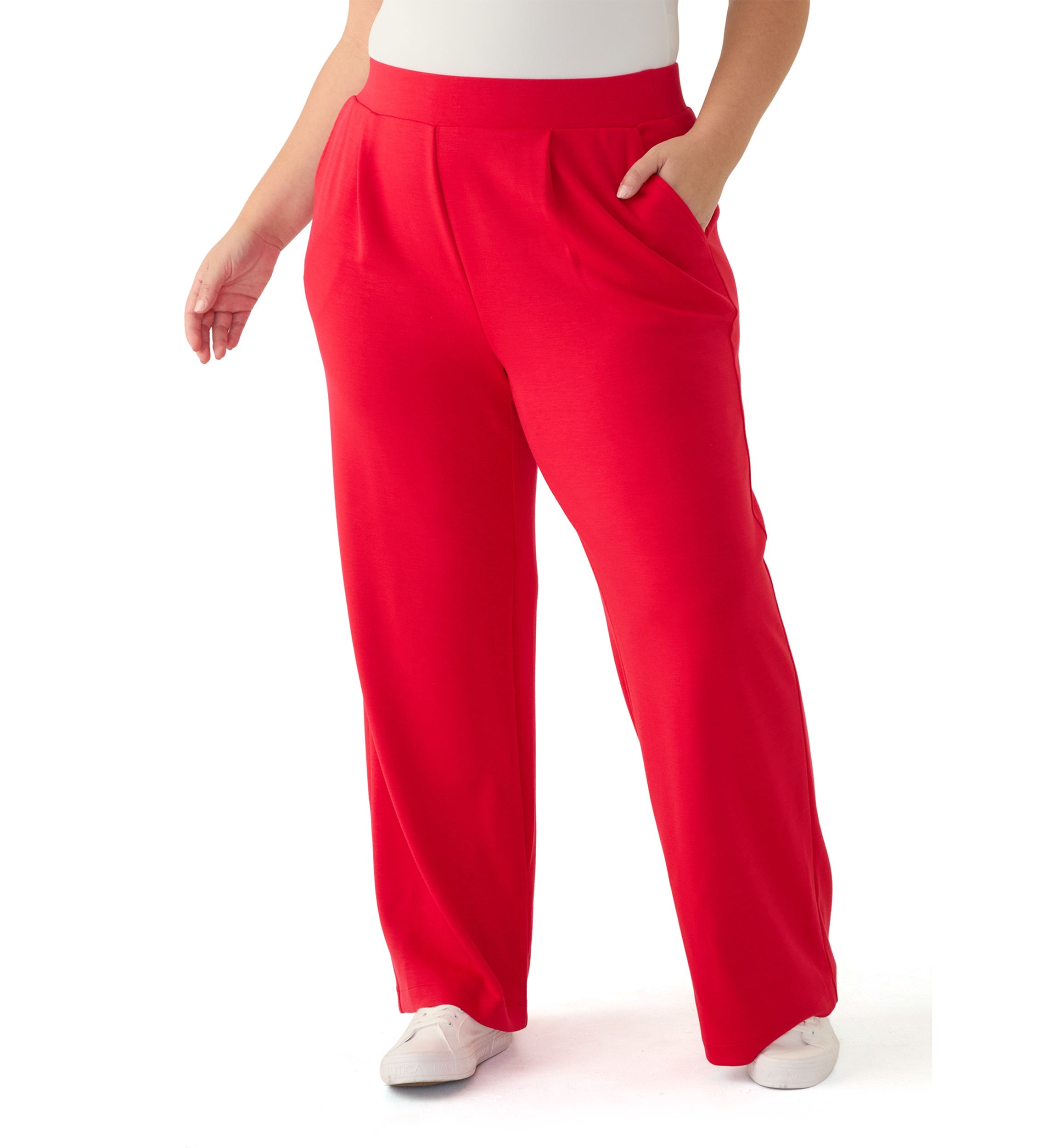 Plus Size Yummy Wide Leg Pants