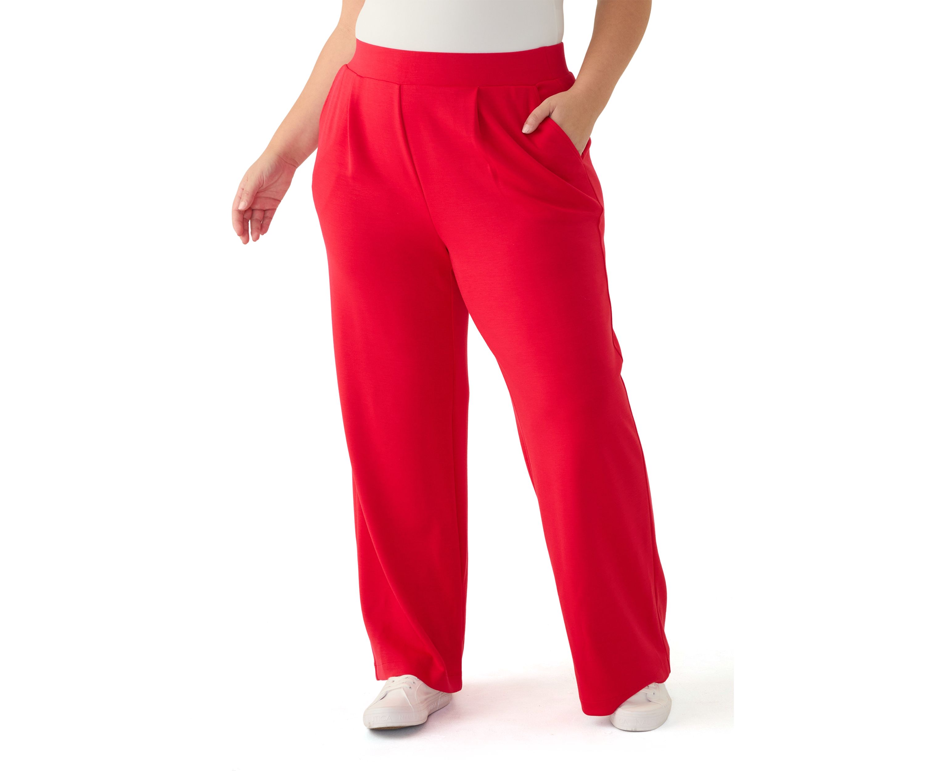 Plus Size Yummy Wide Leg Pants