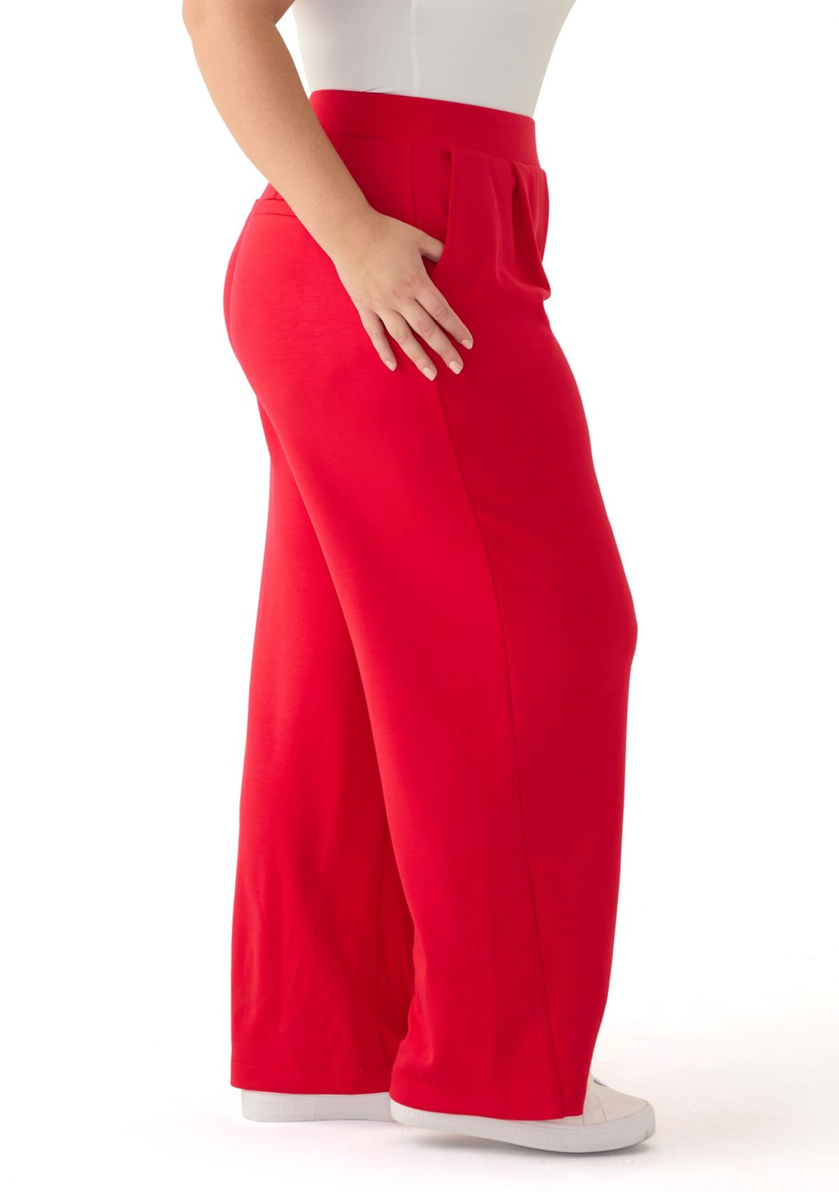 Plus Size Yummy Wide Leg Pants