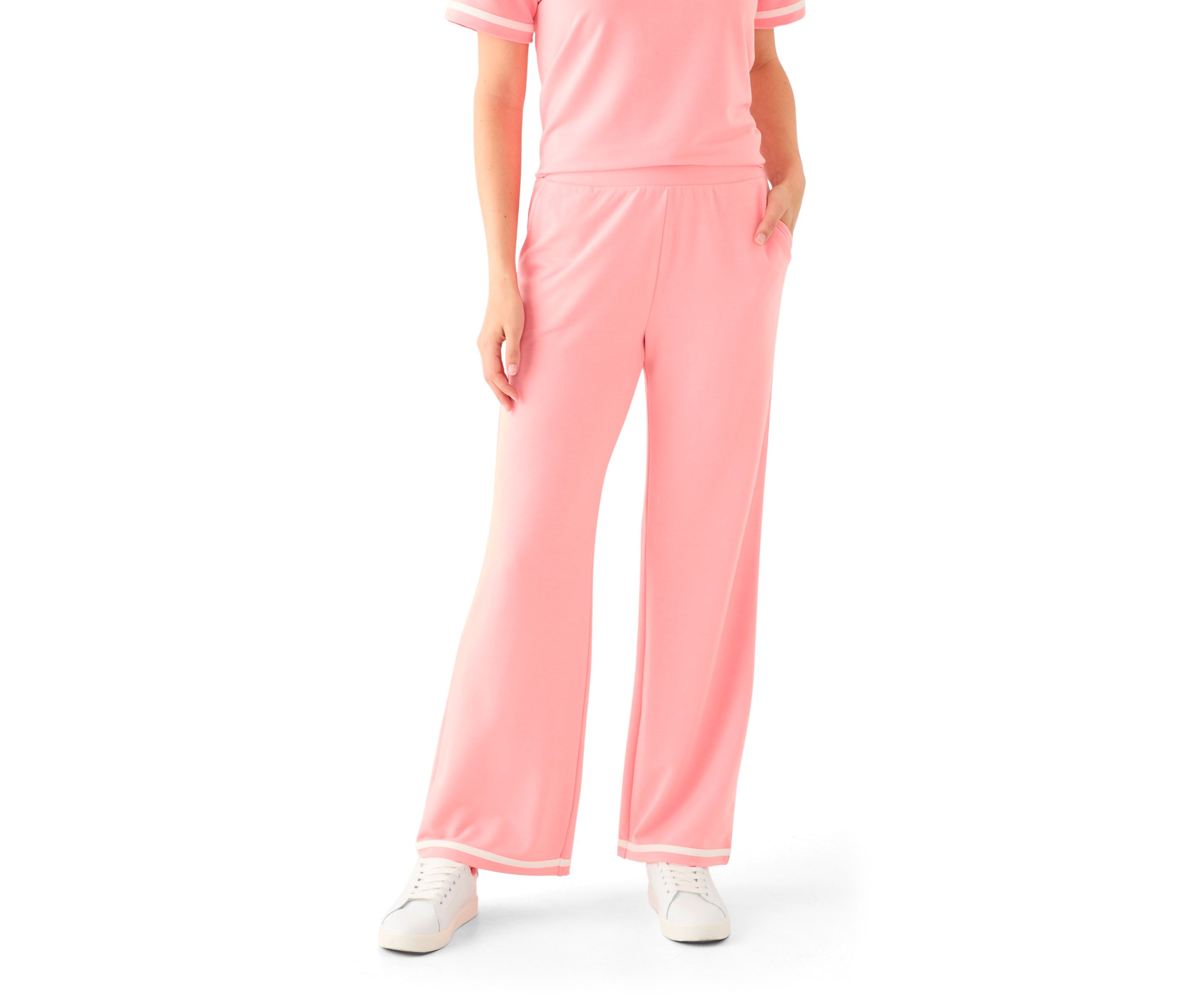 Womens Compact Terry Relaxed Pants
