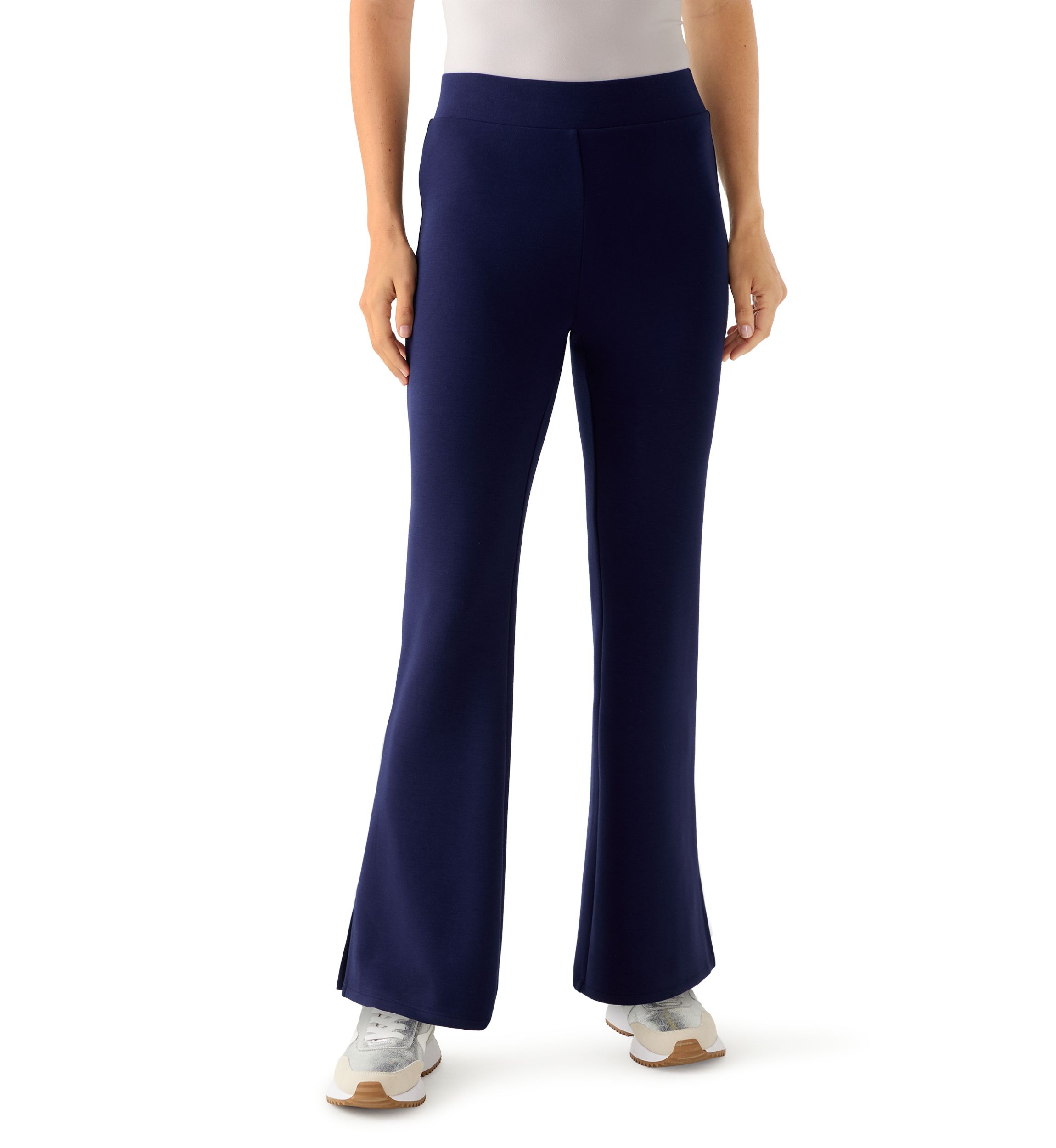 Womens Terry Flare Pants