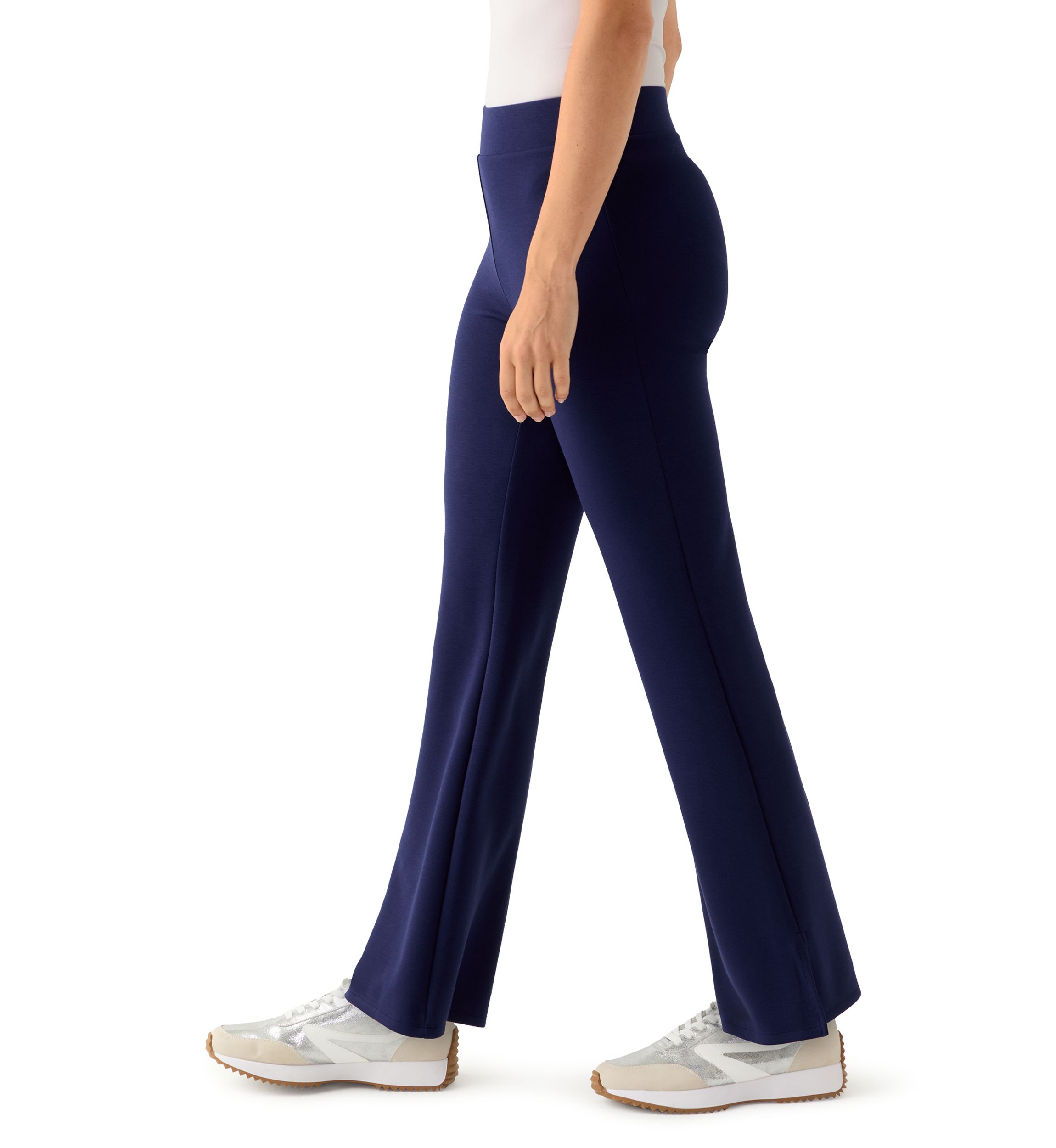 Womens Terry Flare Pants