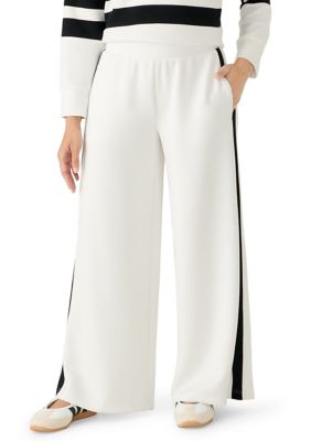 Crown & Ivy Women's Petite Wide Leg Pants