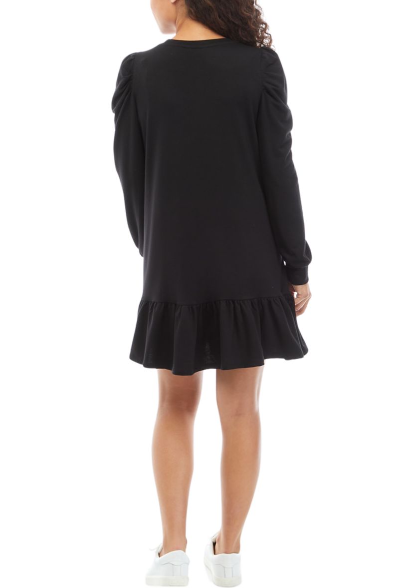 Petite Long Sleeve Prairie Dress 