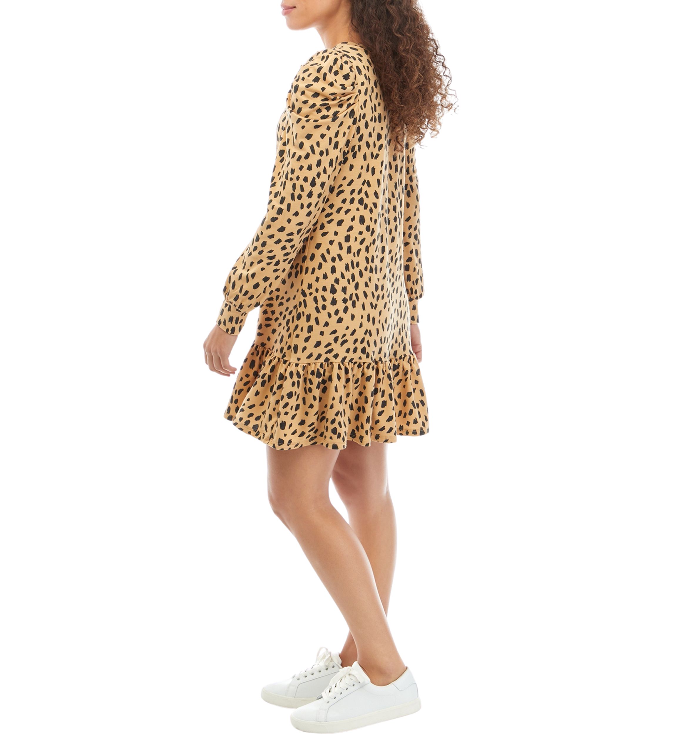 Petite Long Sleeve Prairie Dress