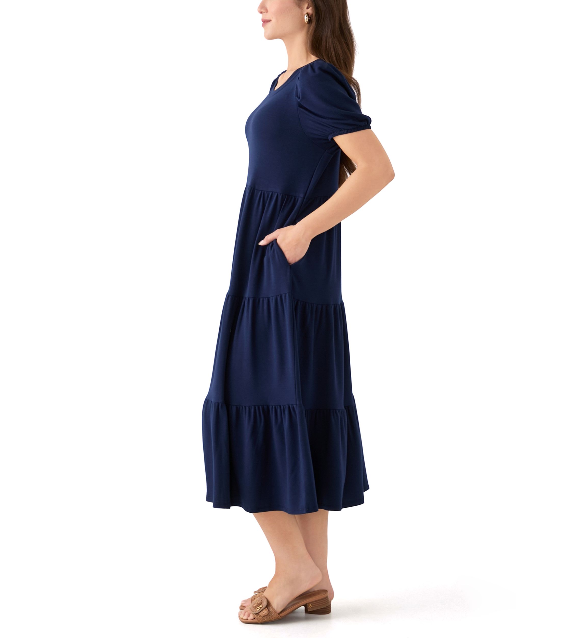Petite Baby Terry Midi Dress