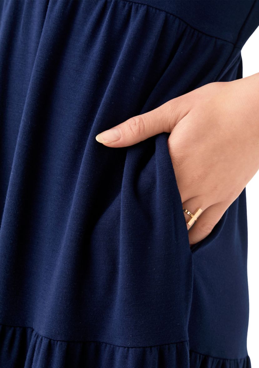 Petite Baby Terry Midi Dress
