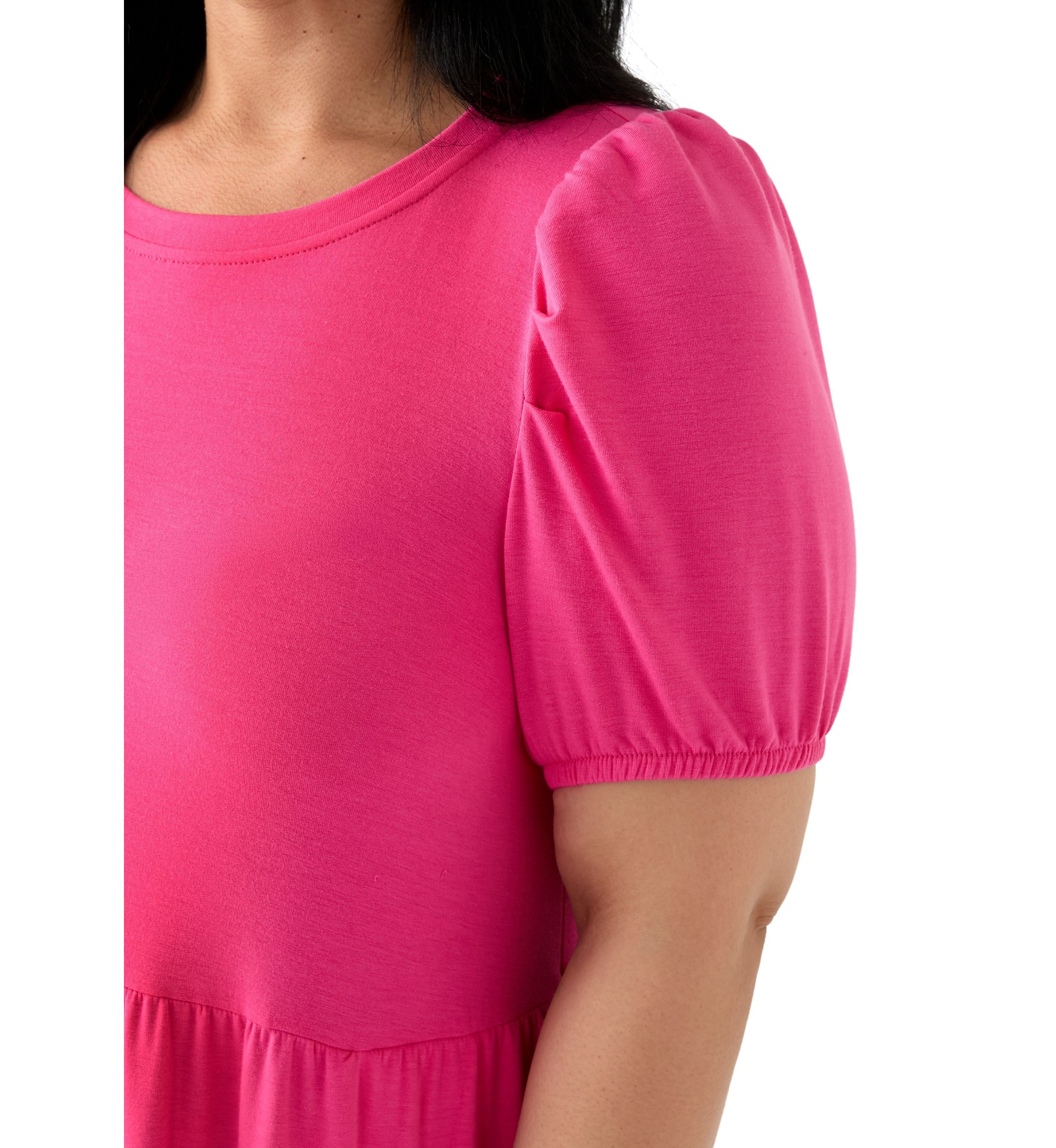 Plus Size Baby Terry Midi Dress