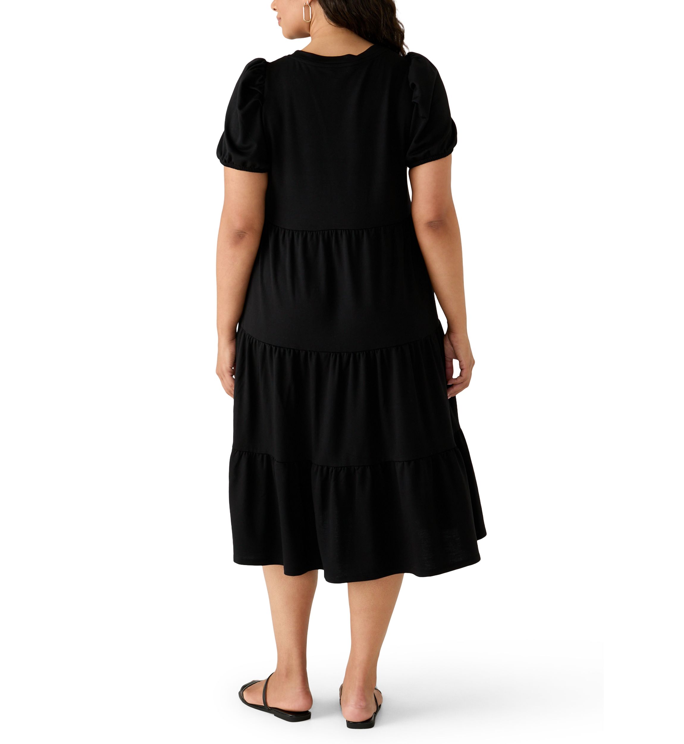 belk plus size black dresses Women's Casual modest formal dress Black bodycon. Color:Bright White Size seam pockets