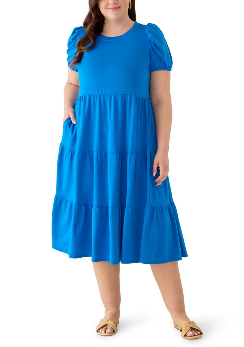 Crown & Ivy Plus Size Baby Terry Dress | Belk