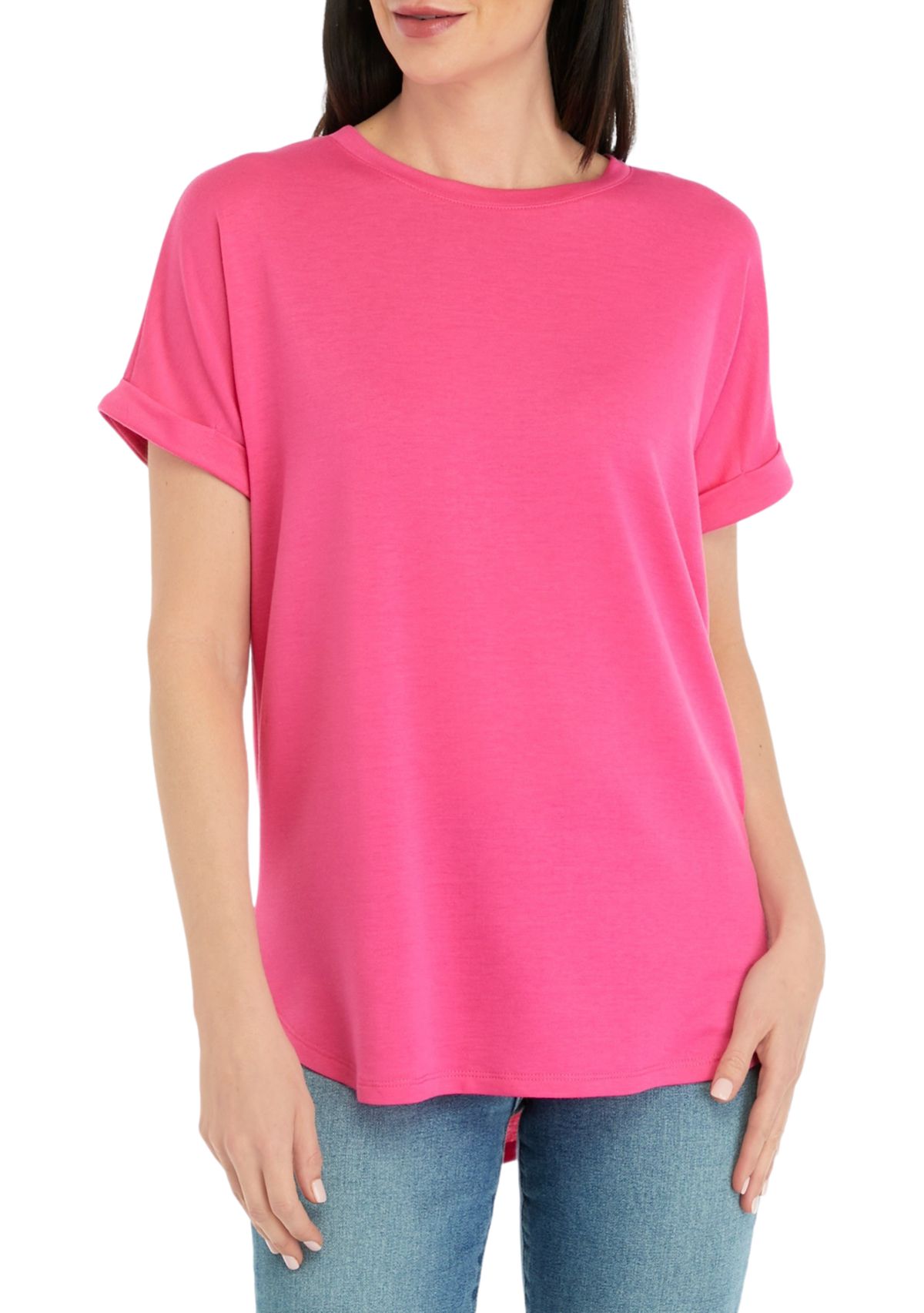 Womens Short Sleeve Baby Terry T-Shirt