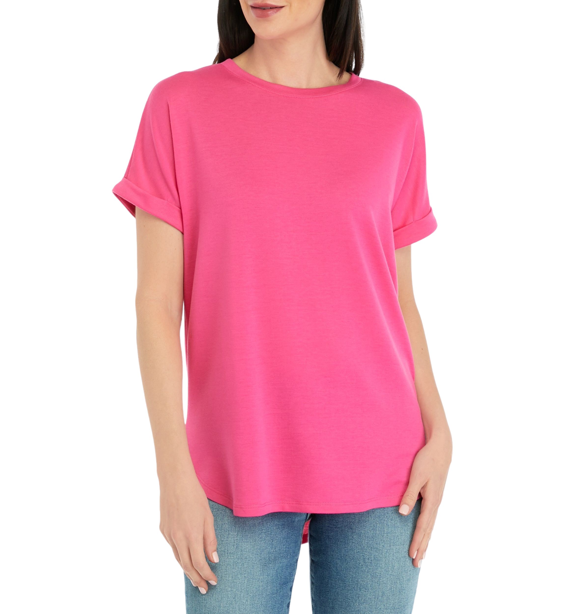 Womens Short Sleeve Baby Terry T-Shirt