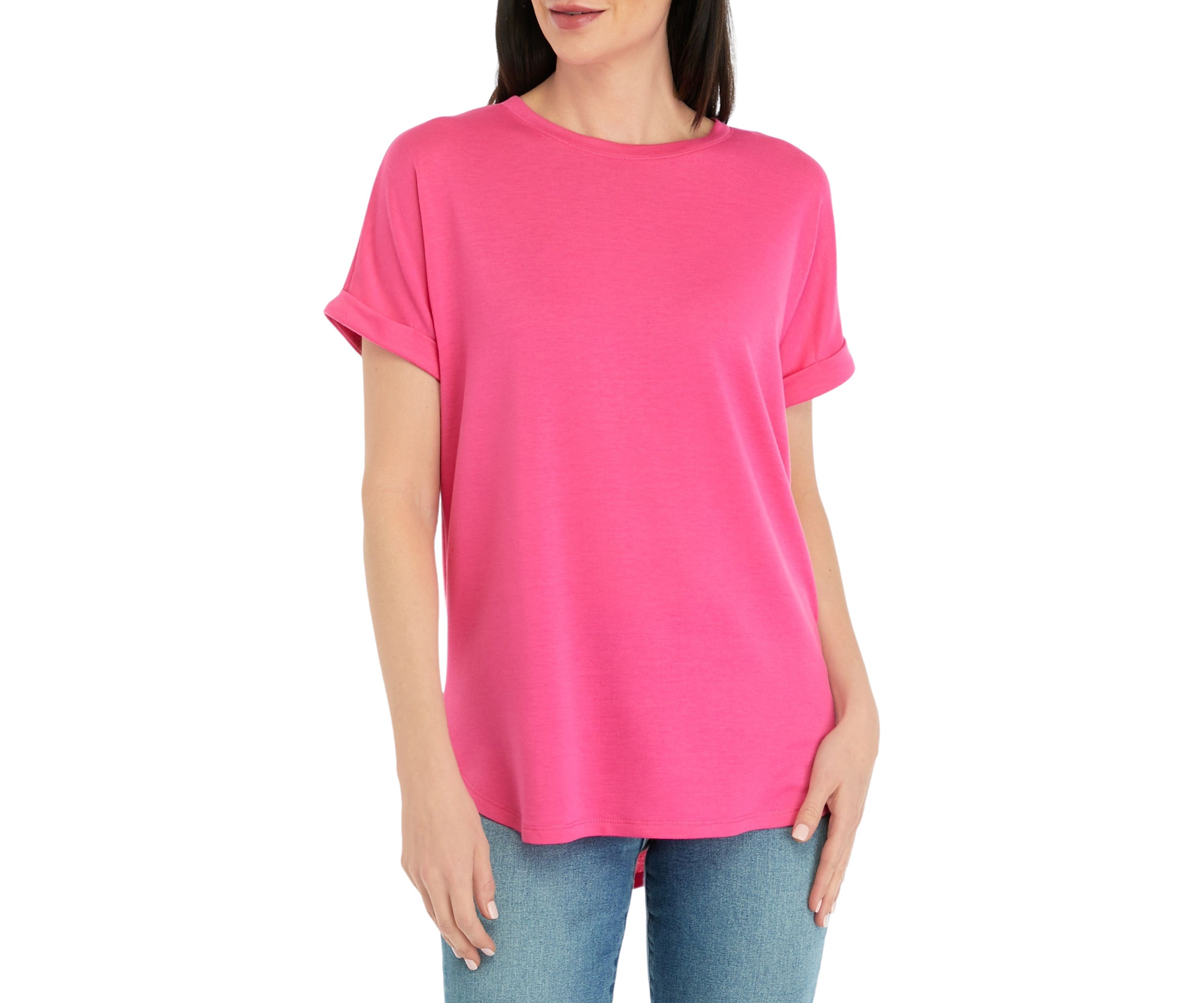 Womens Short Sleeve Baby Terry T-Shirt