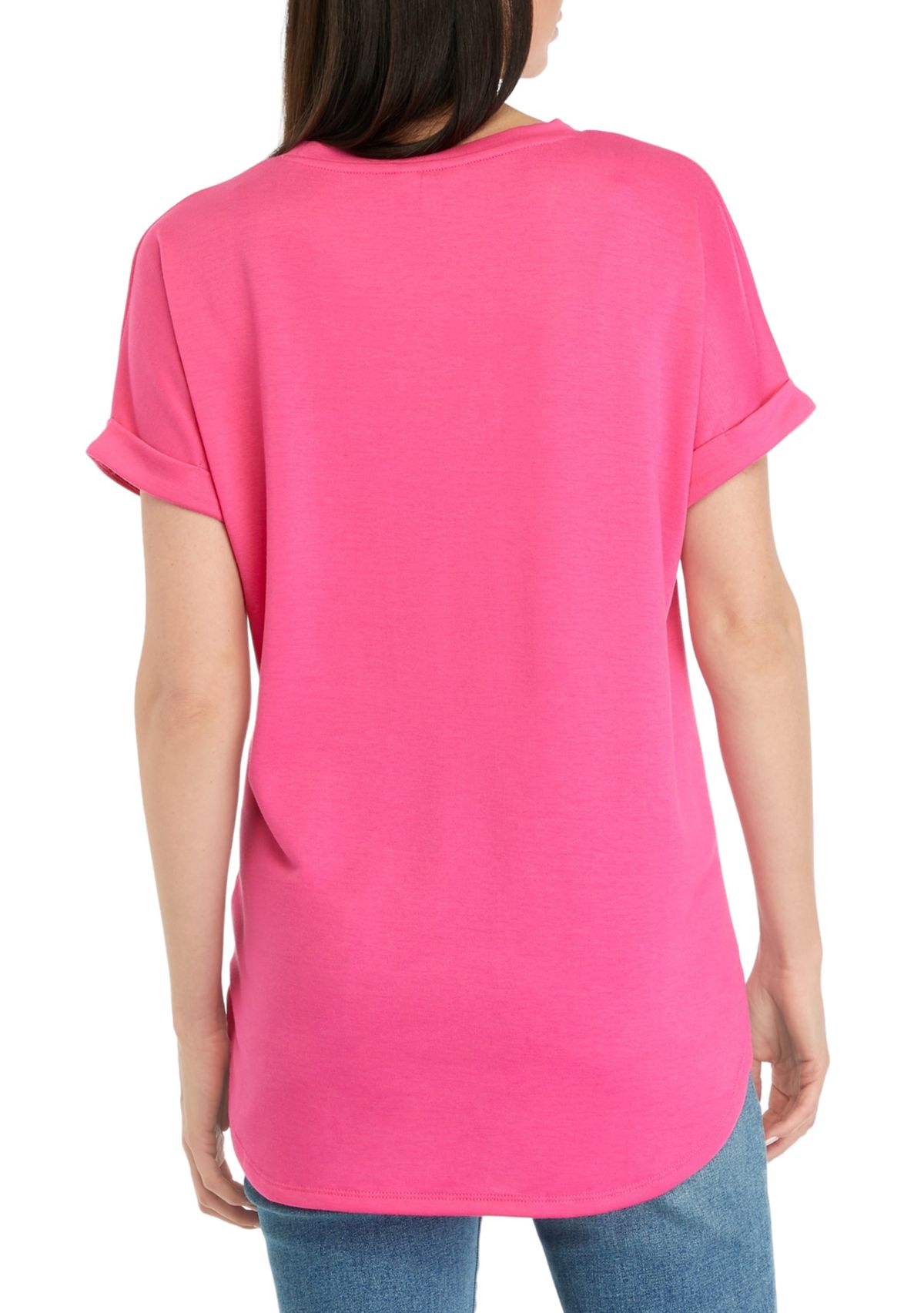 Womens Short Sleeve Baby Terry T-Shirt