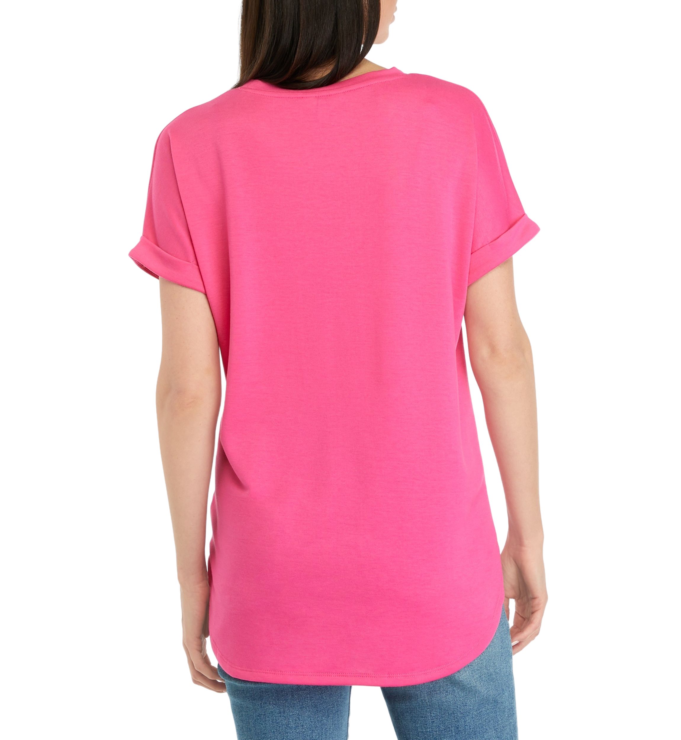 Womens Short Sleeve Baby Terry T-Shirt