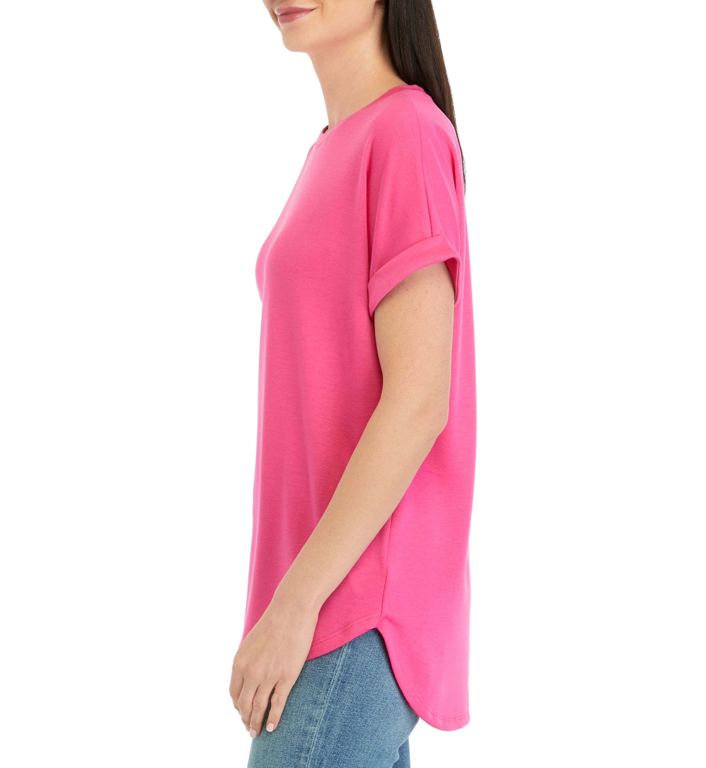 Womens Short Sleeve Baby Terry T-Shirt