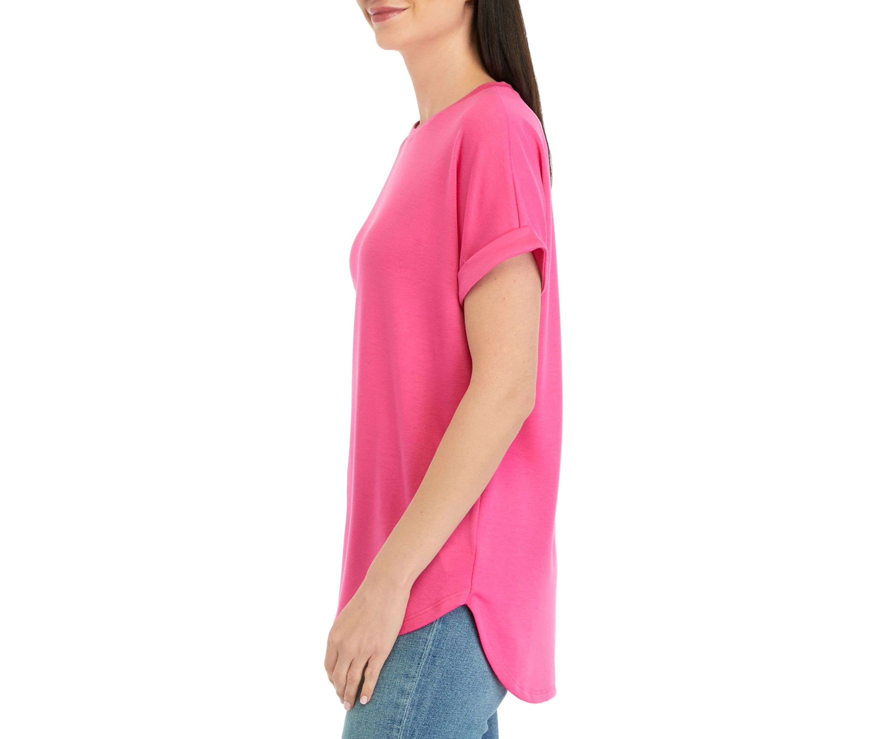 Womens Short Sleeve Baby Terry T-Shirt