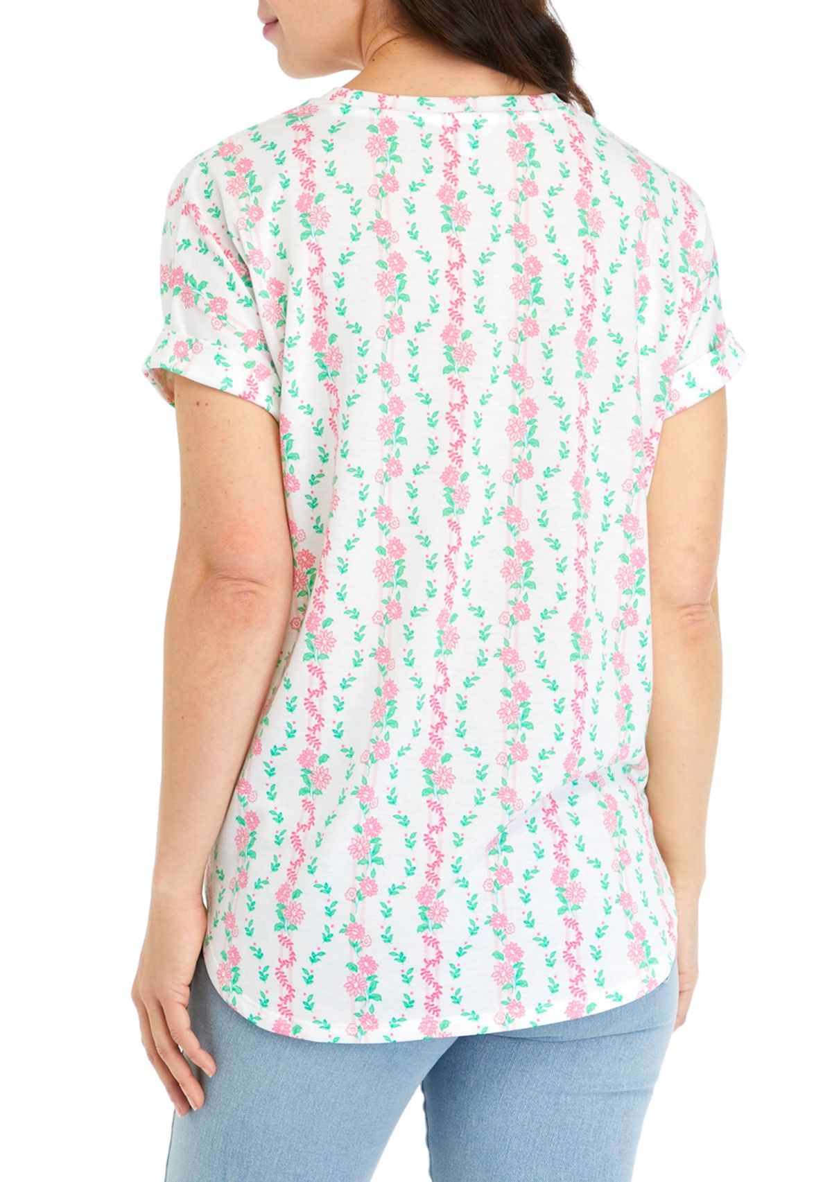 Womens Short Sleeve Baby Terry T-Shirt