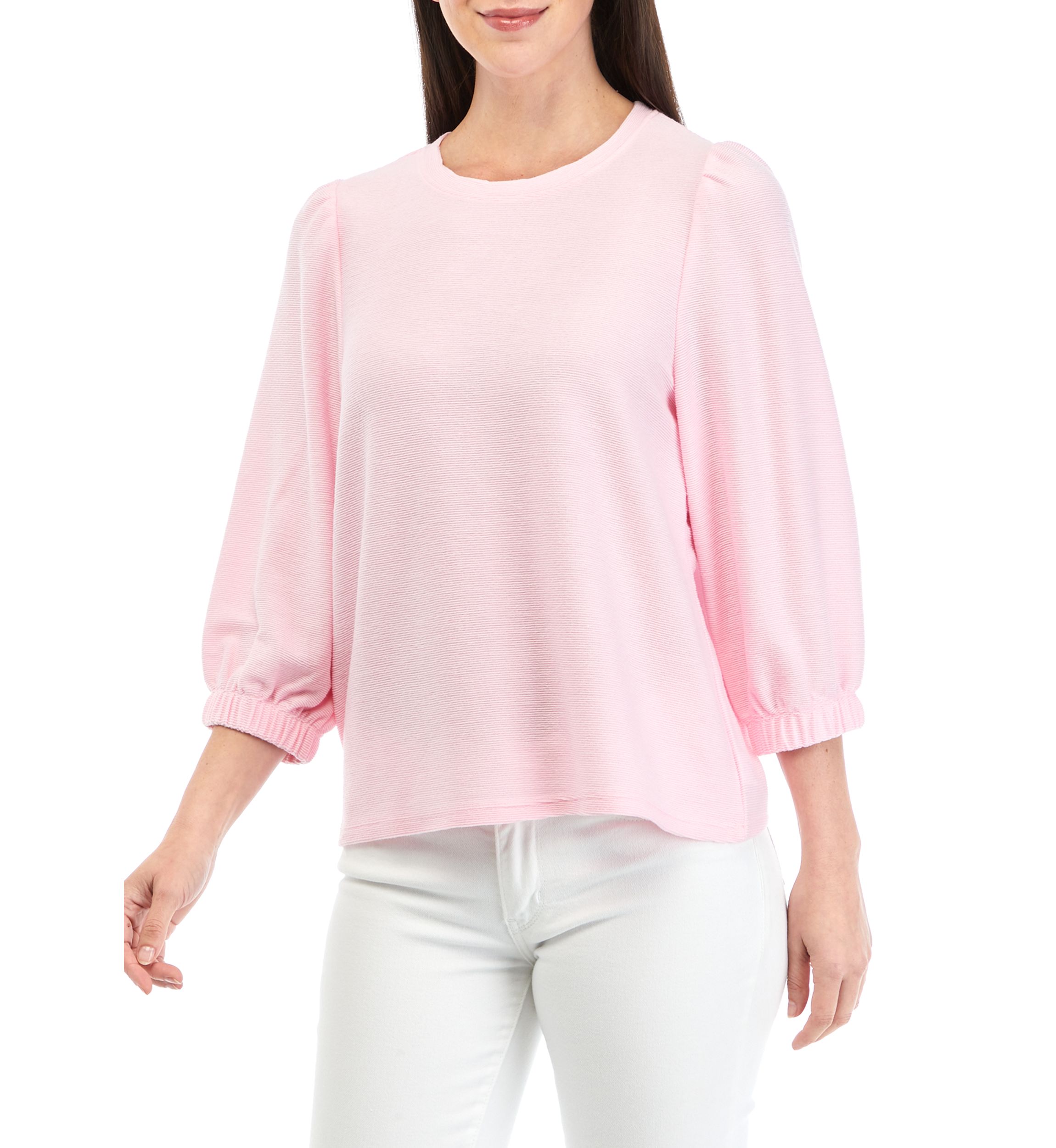 Womens 3/4 Sleeve Nikki Knit Top