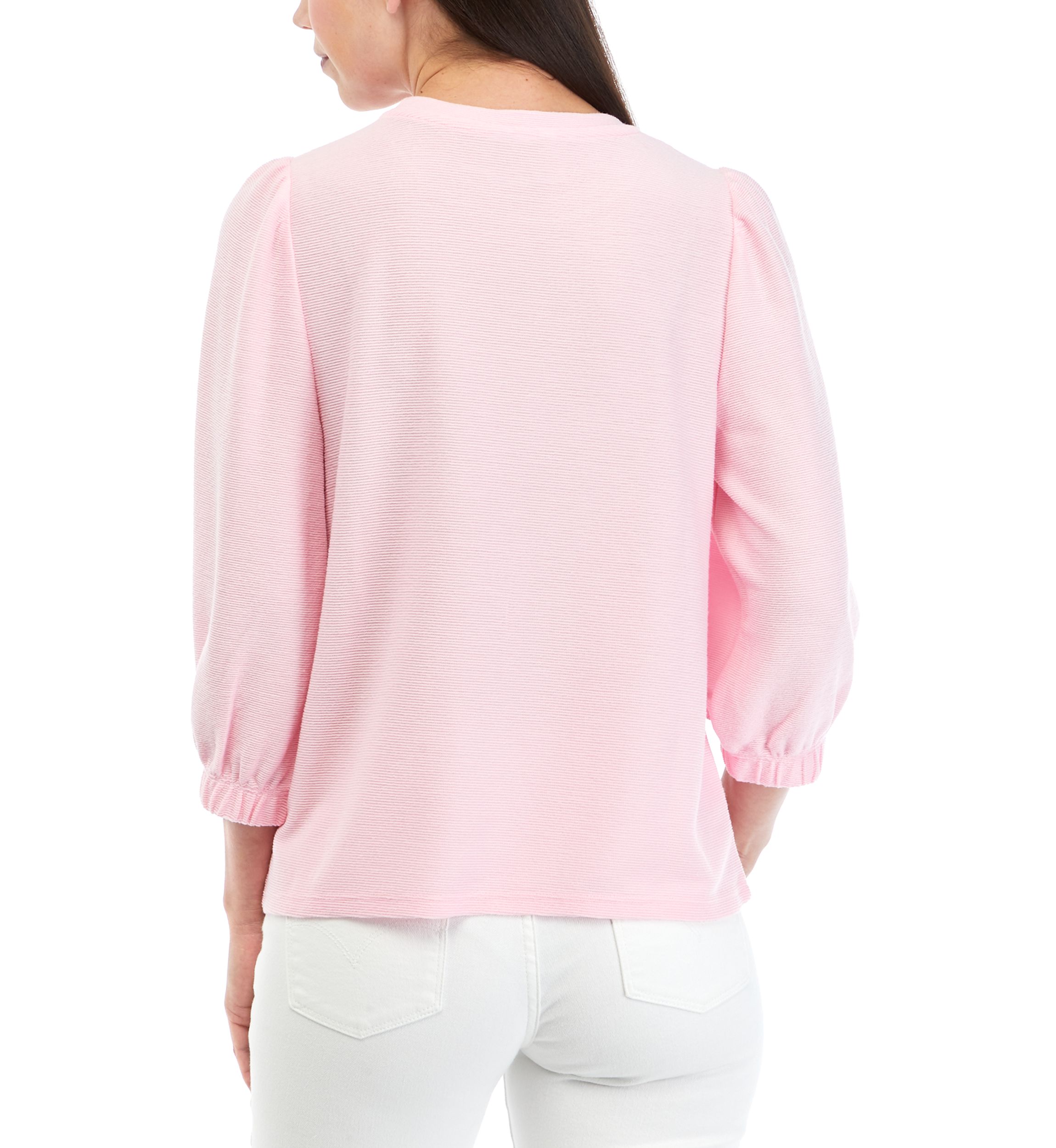 Womens 3/4 Sleeve Nikki Knit Top