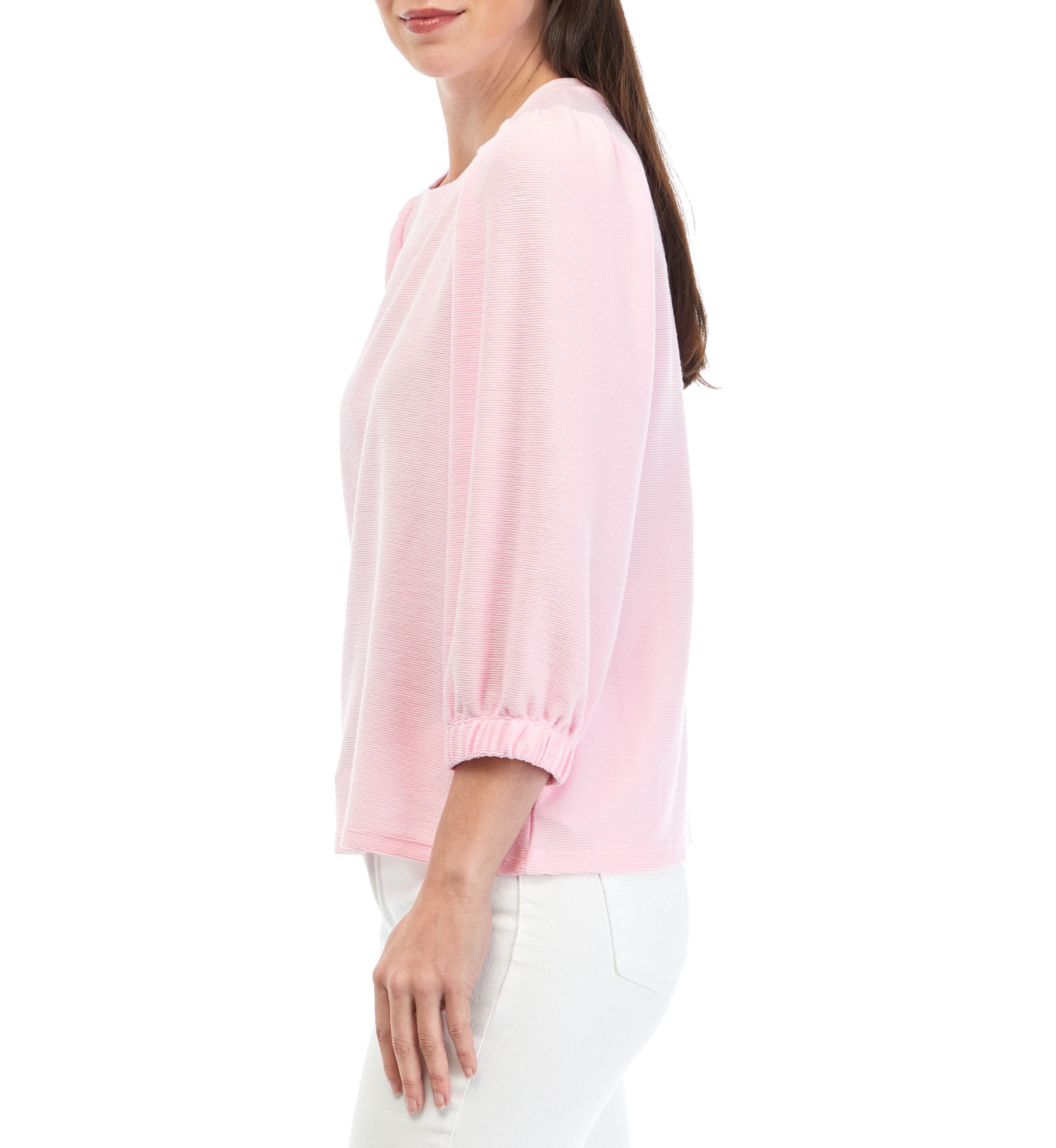 Womens 3/4 Sleeve Nikki Knit Top