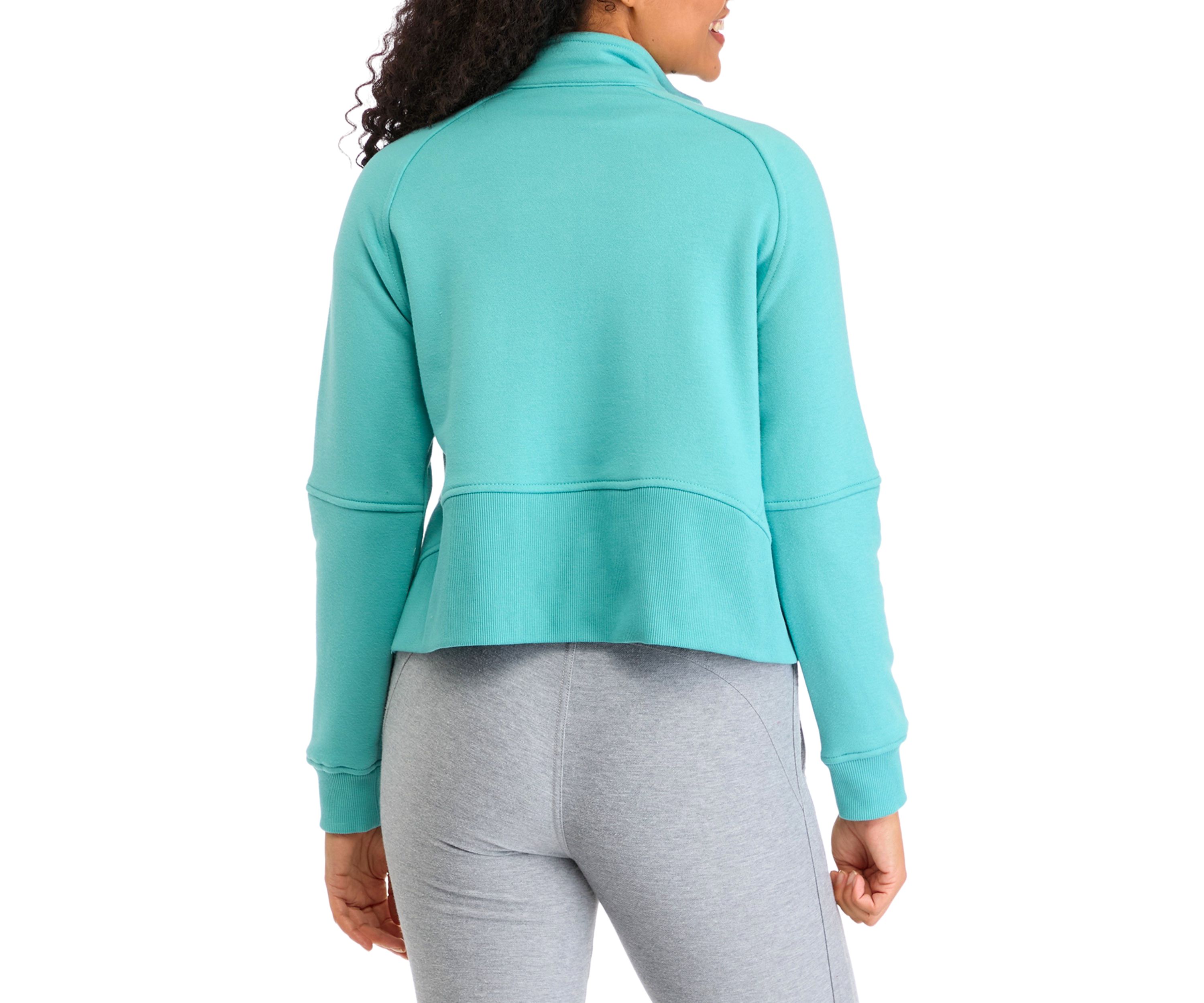Womens Brushed Back Terry Pullover