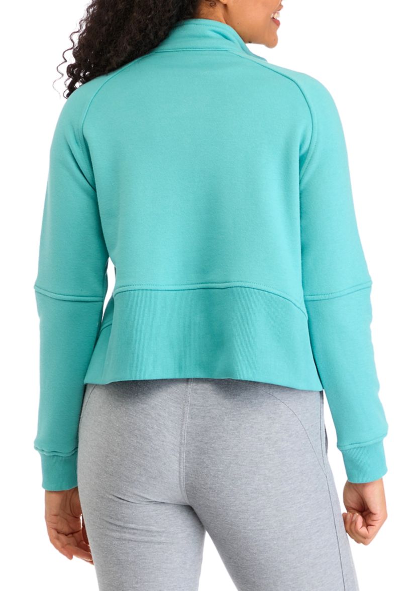 Womens Brushed Back Terry Pullover