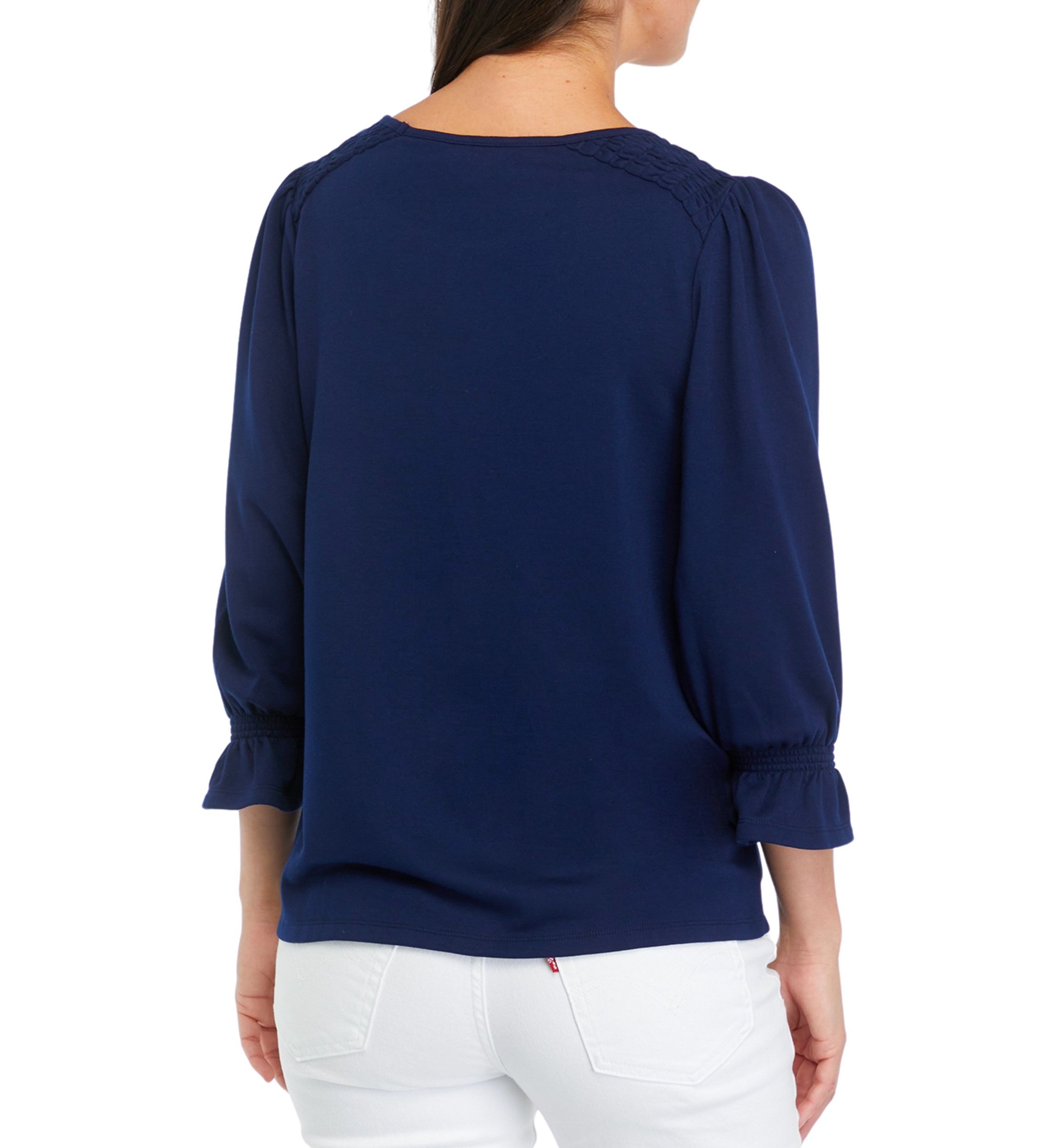 Womens Solid Baby Terry T-Shirt