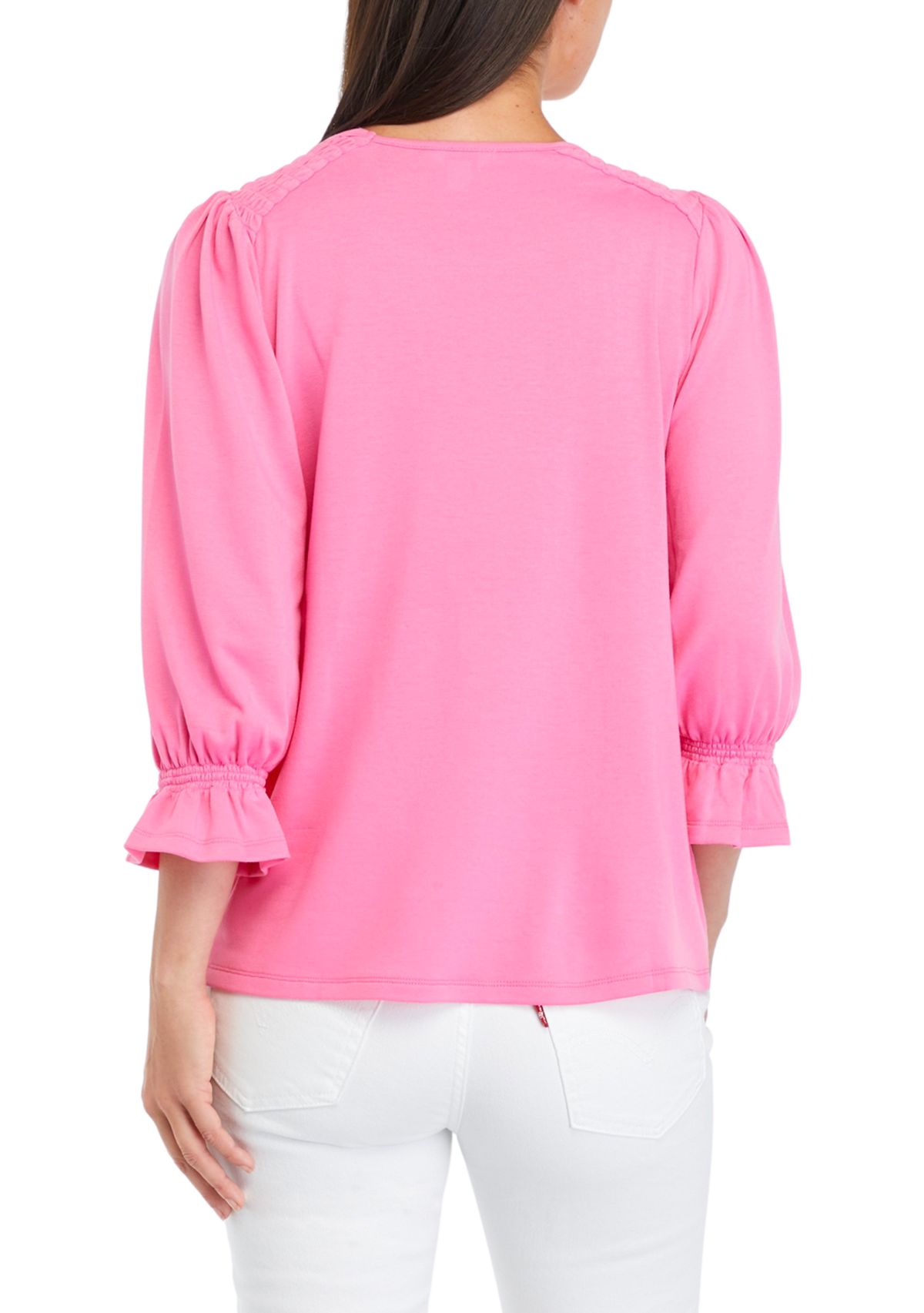 Womens Solid Baby Terry T-Shirt