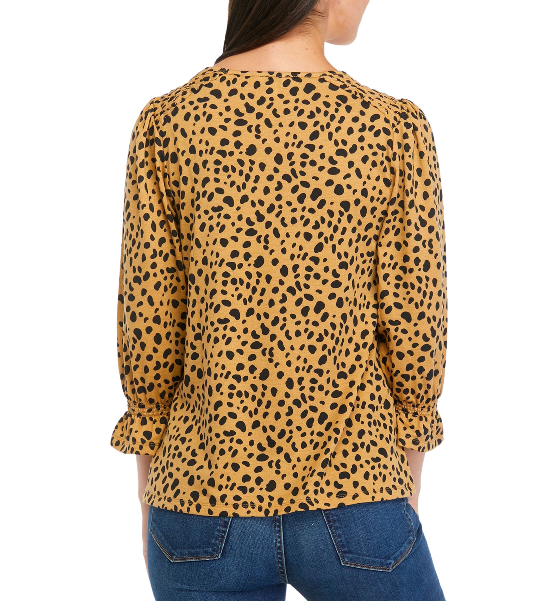 Womens Printed Baby Terry T-Shirt