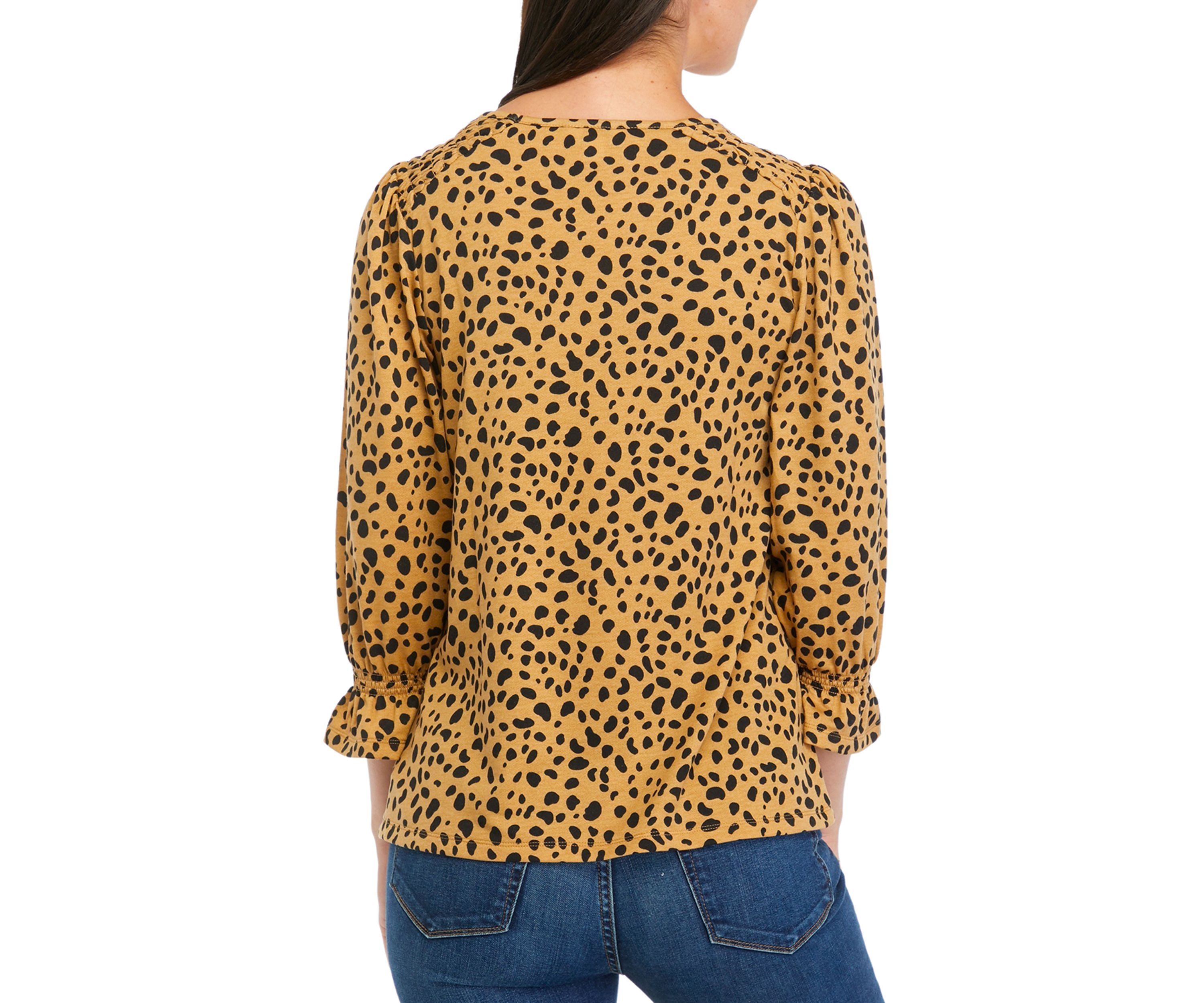 Womens Printed Baby Terry T-Shirt