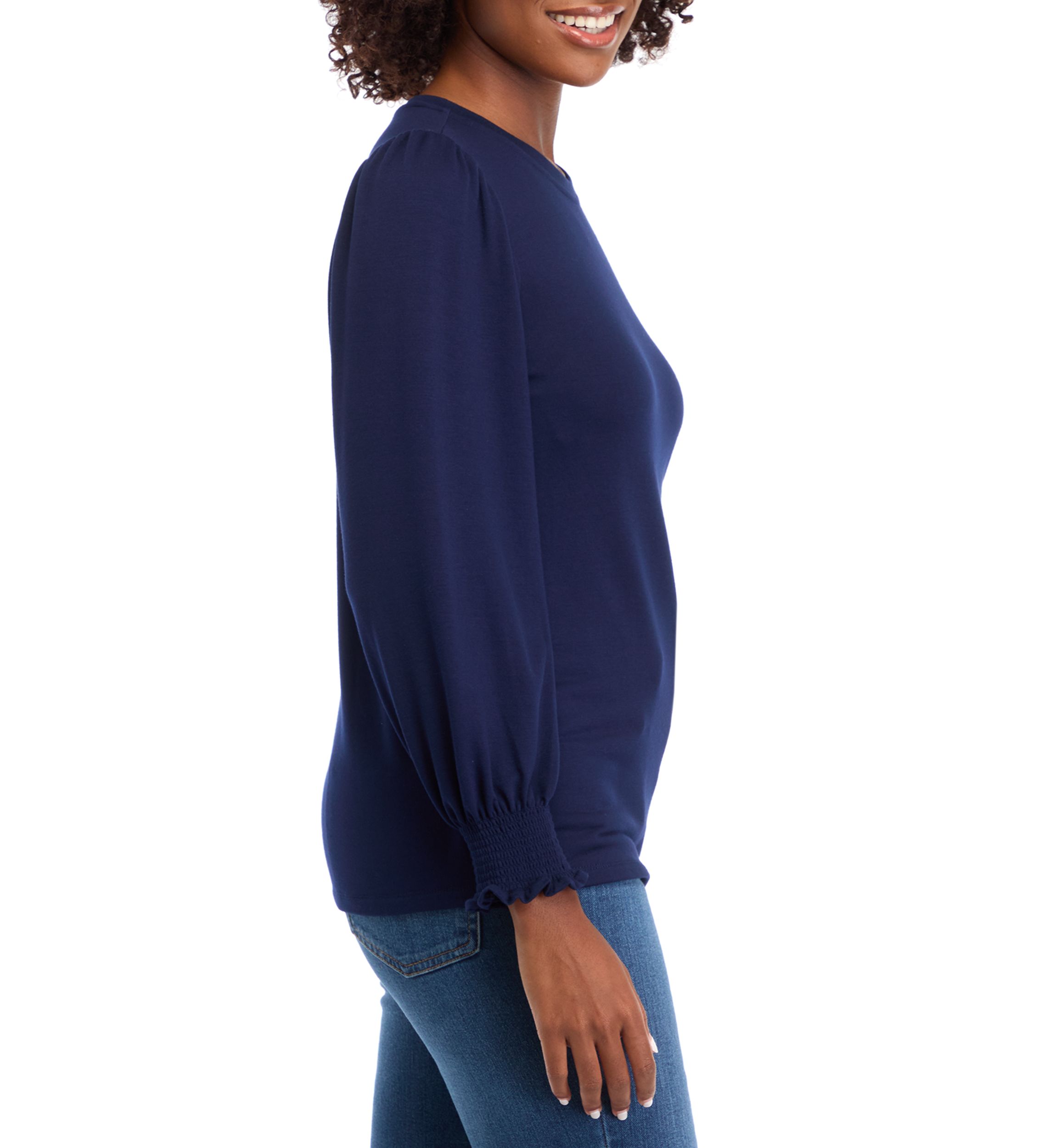 Womens Balloon Sleeve Top 