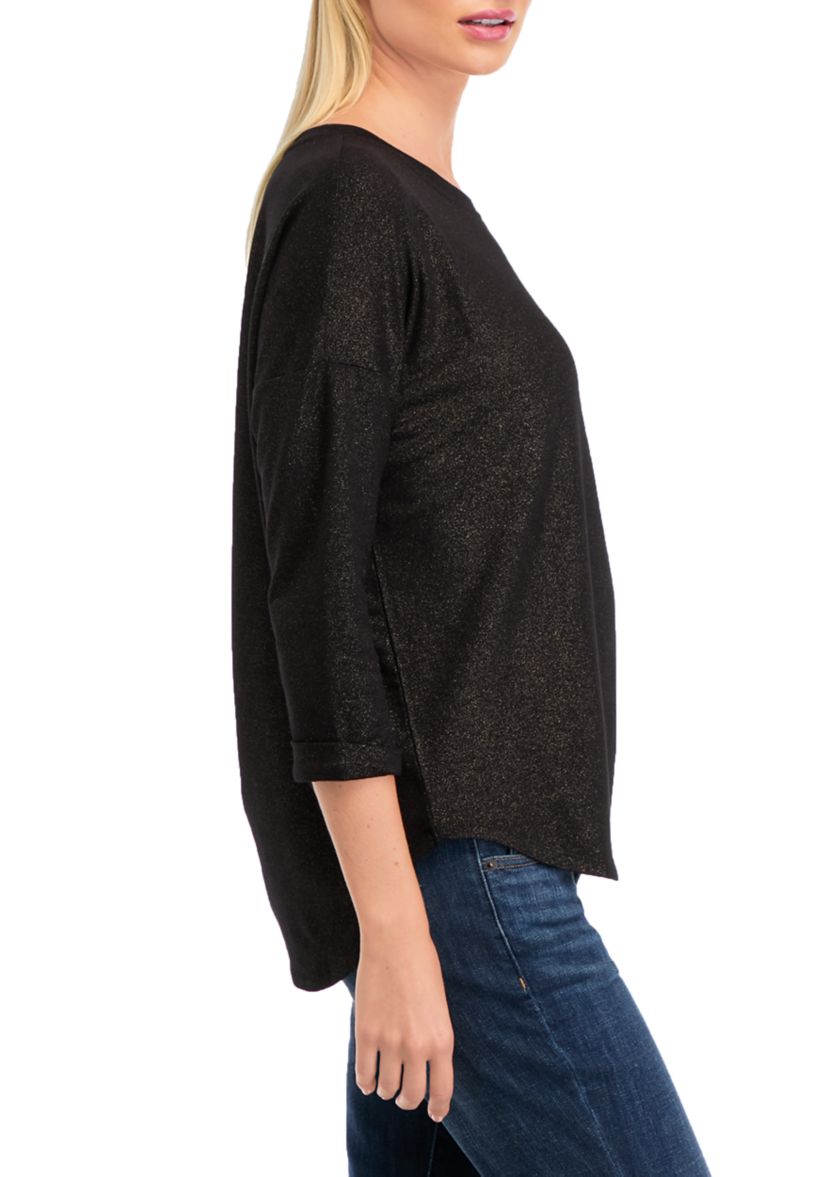 Womens 3/4 Sleeve Baby Terry Top 