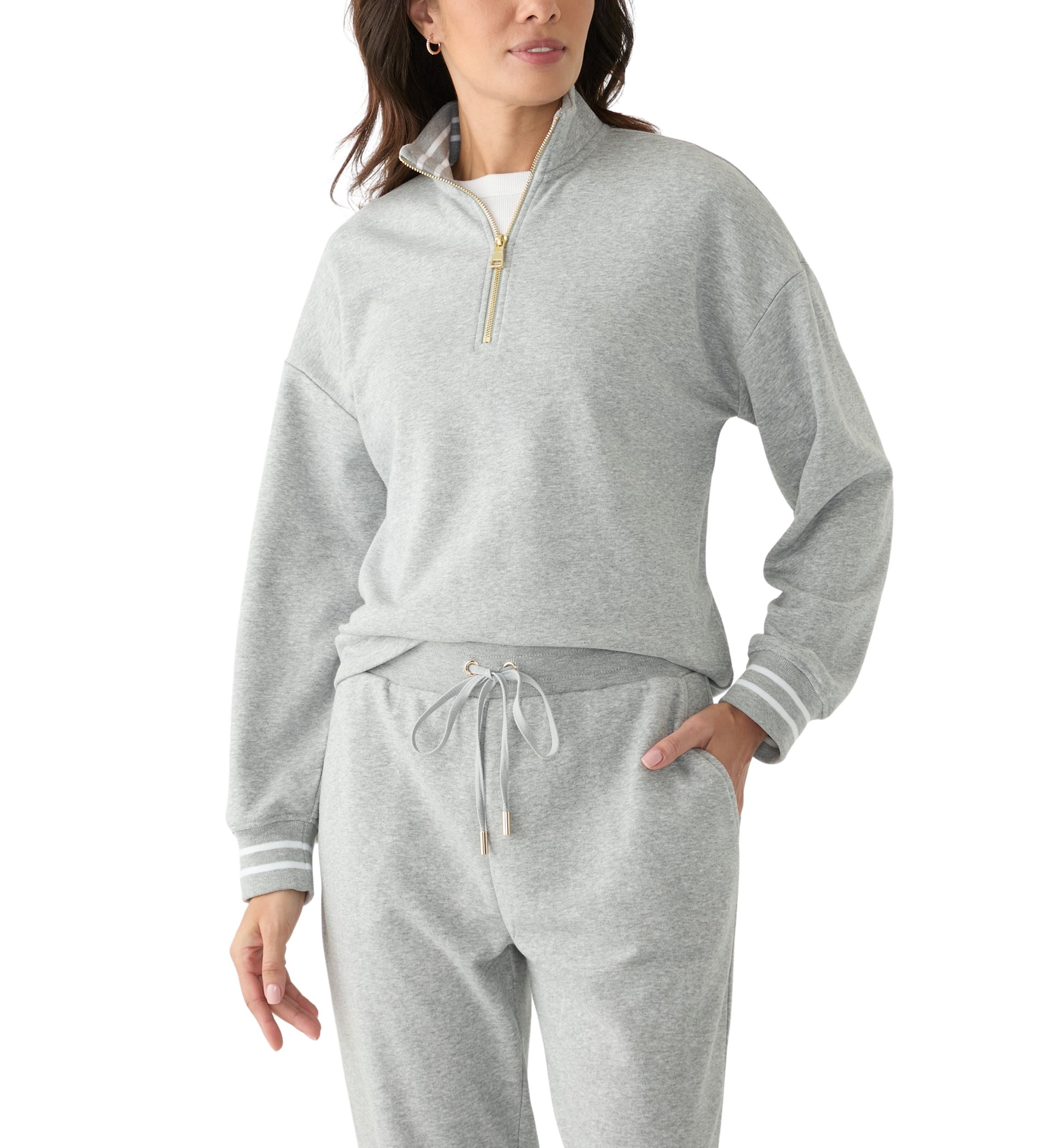 Long Sleeve Zip Henley Pullover