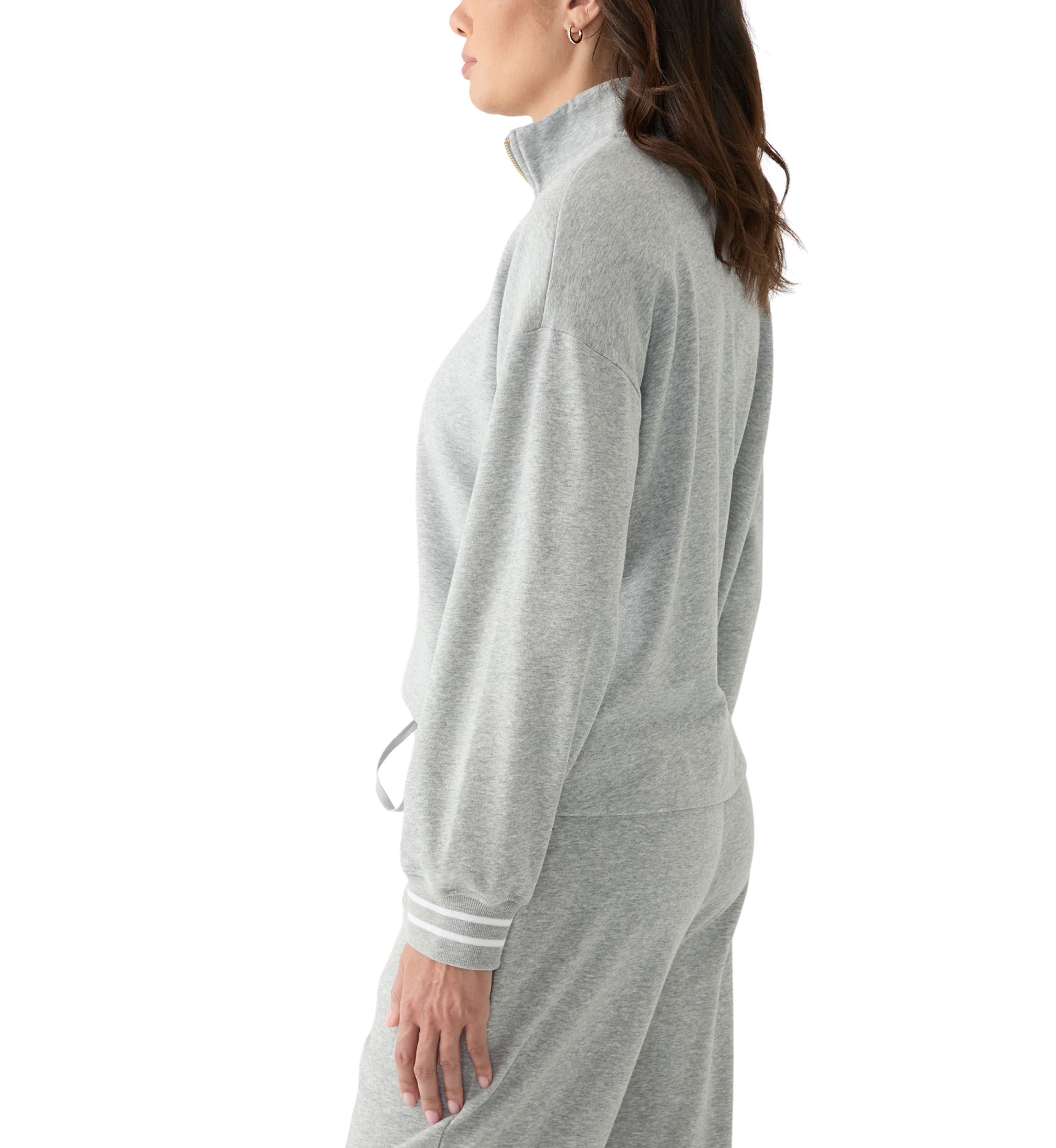 Long Sleeve Zip Henley Pullover
