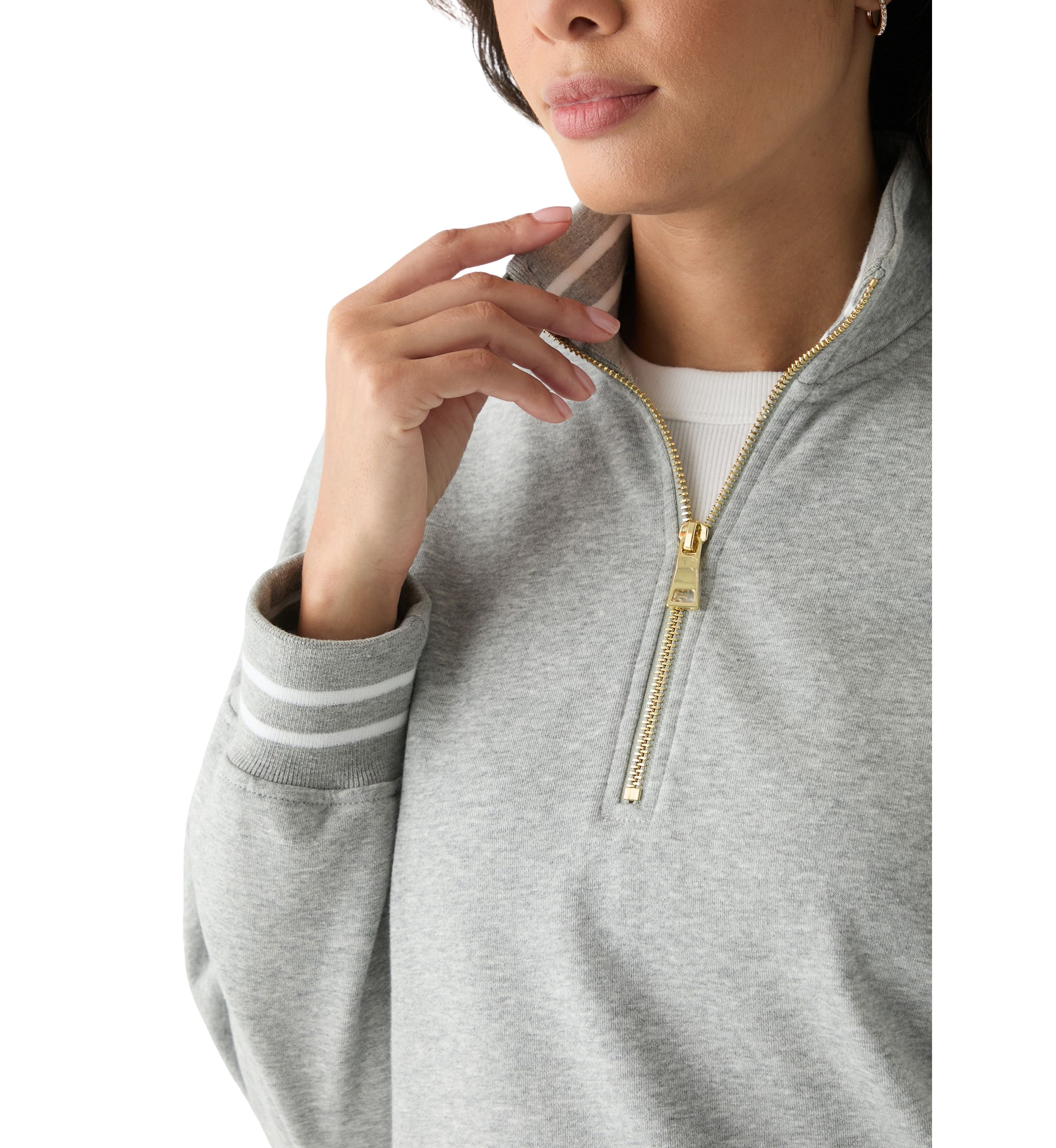 Long Sleeve Zip Henley Pullover
